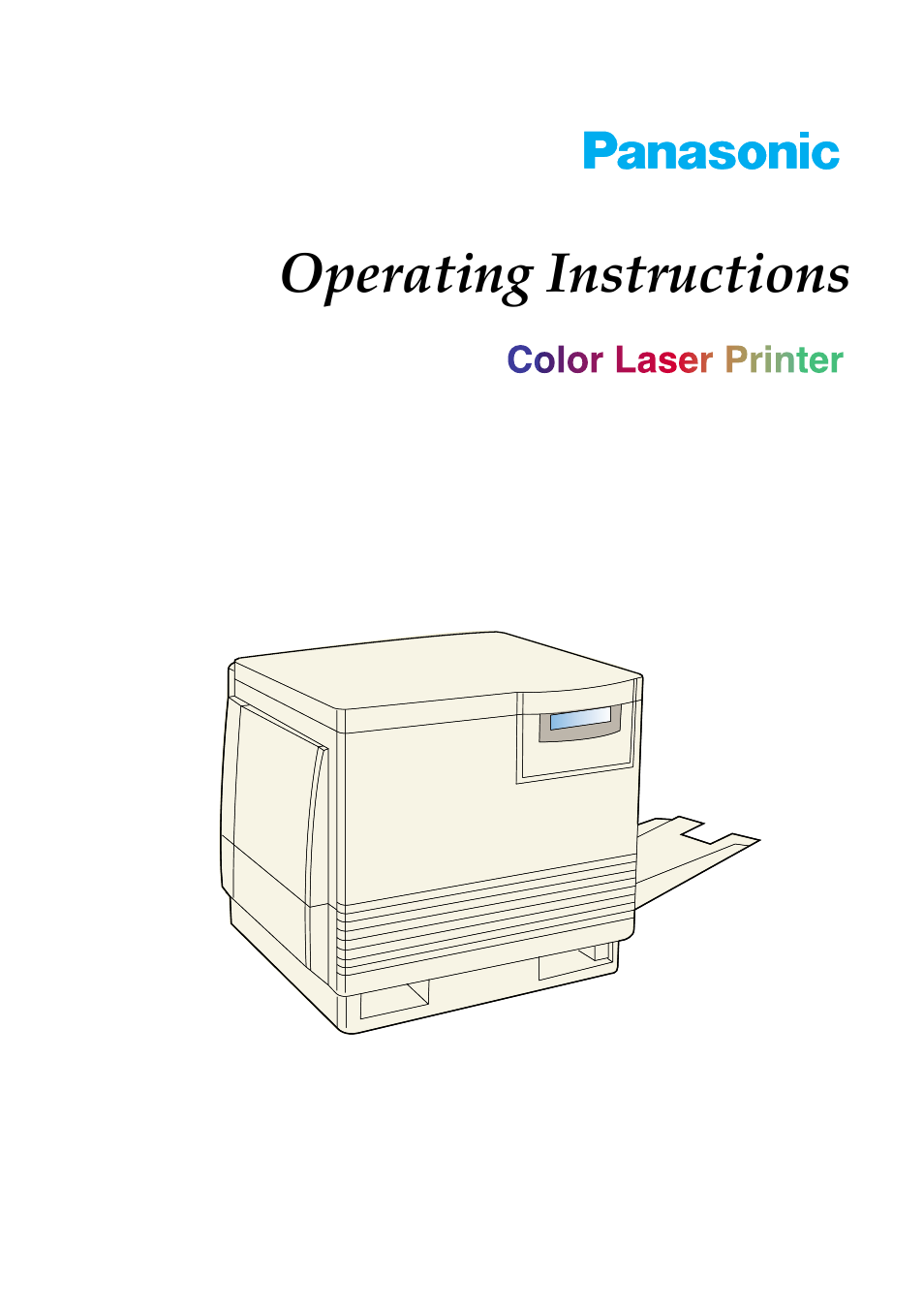 Panasonic KX-P8410 User Manual | 165 pages