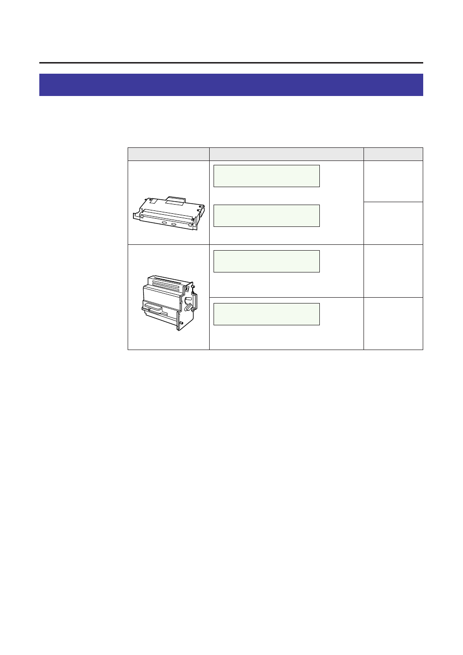 User replaceable components, Care and maintenance | Panasonic KX-P8410 User Manual | Page 103 / 165