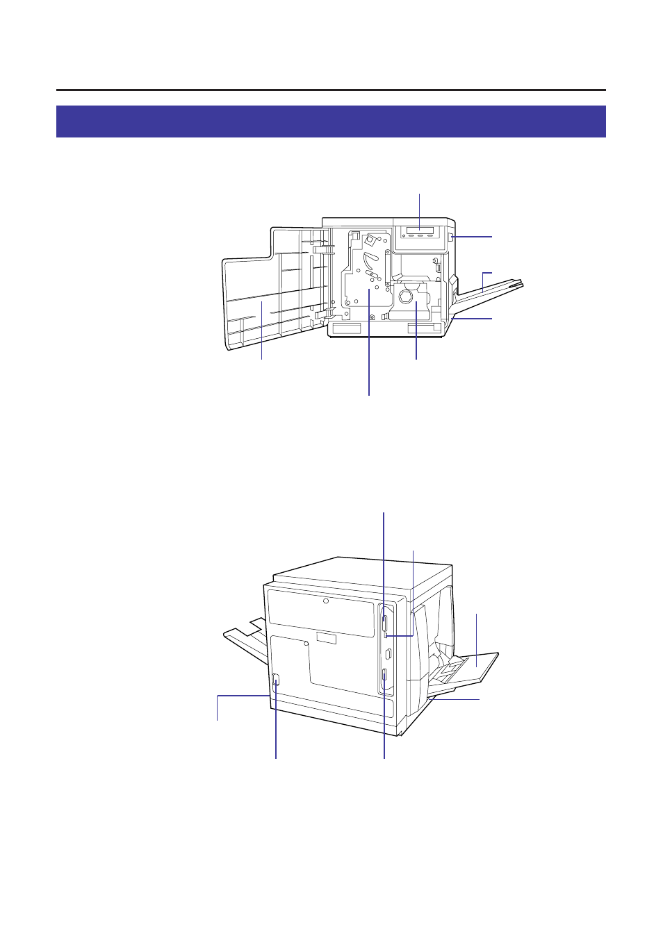 Part names, Before you start, Front side view ■ rear side view | Panasonic KX-P8410 User Manual | Page 18 / 165