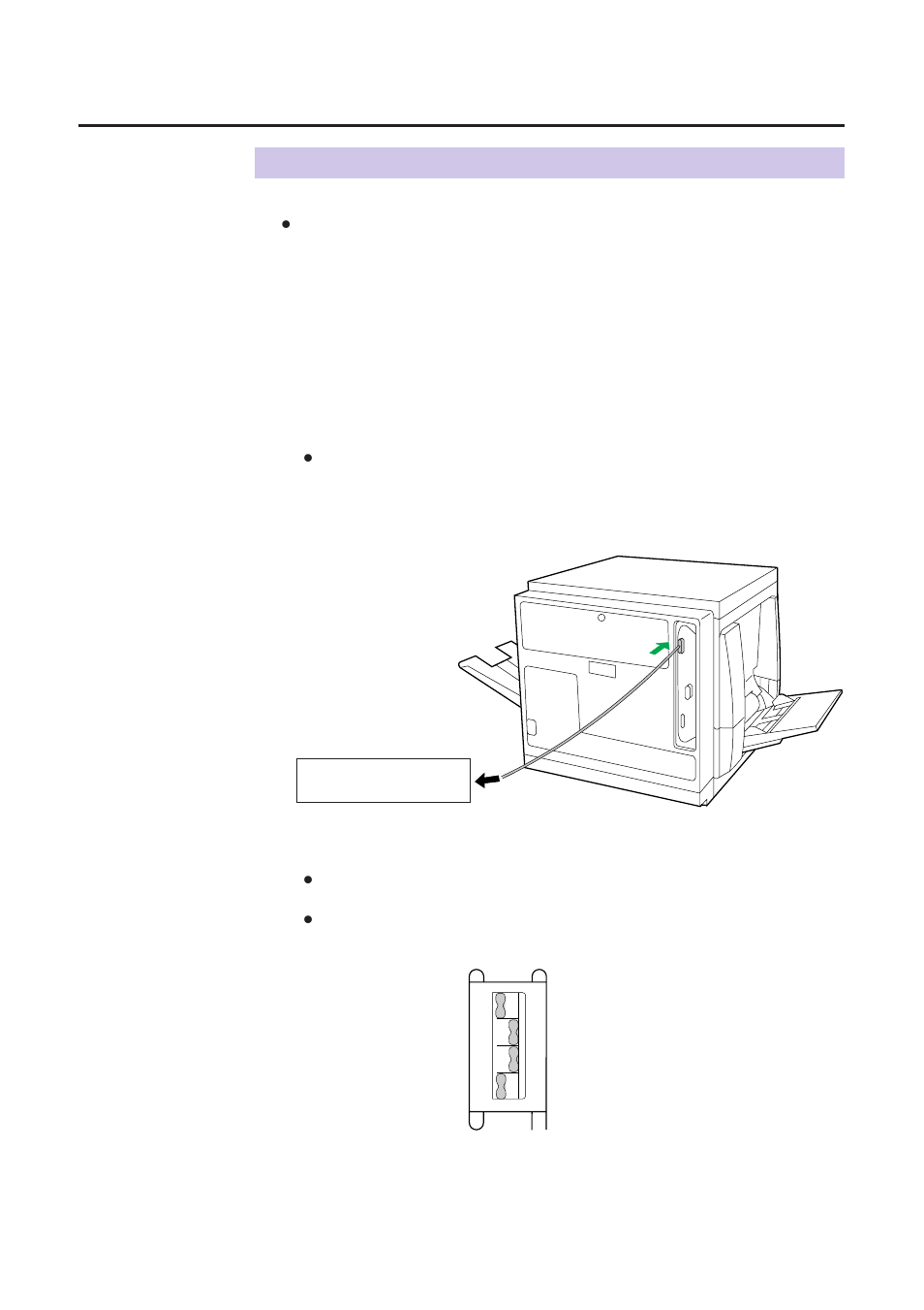 Using a scsi cable, Scsi connector, P. 35) | Setup | Panasonic KX-P8410 User Manual | Page 35 / 165