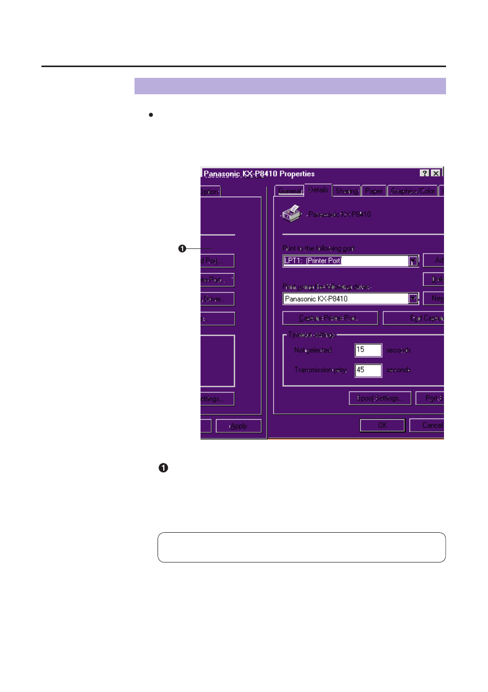 Details tab, P. 66), Using the printer | Panasonic KX-P8410 User Manual | Page 66 / 165