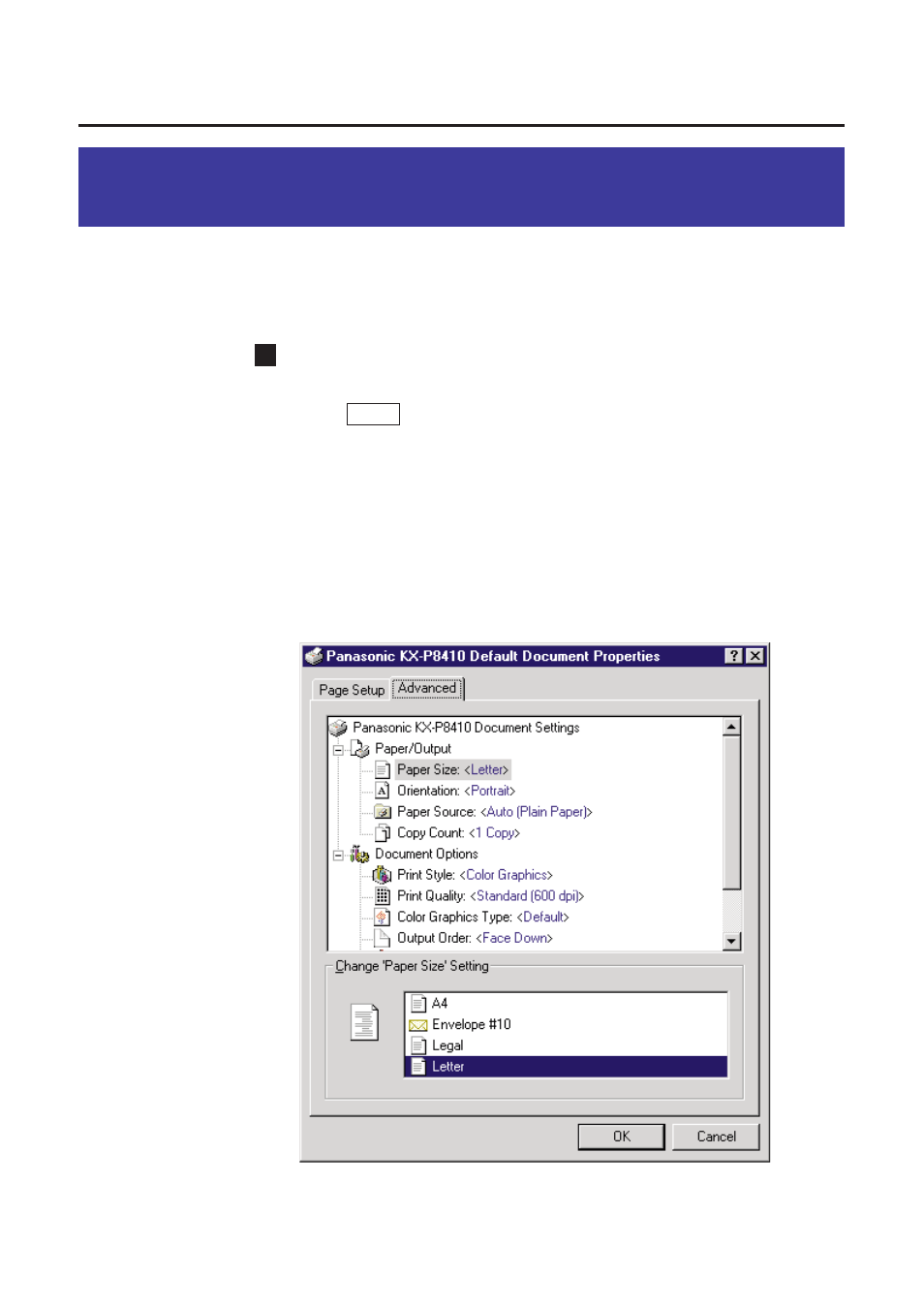 Using the printer | Panasonic KX-P8410 User Manual | Page 74 / 165