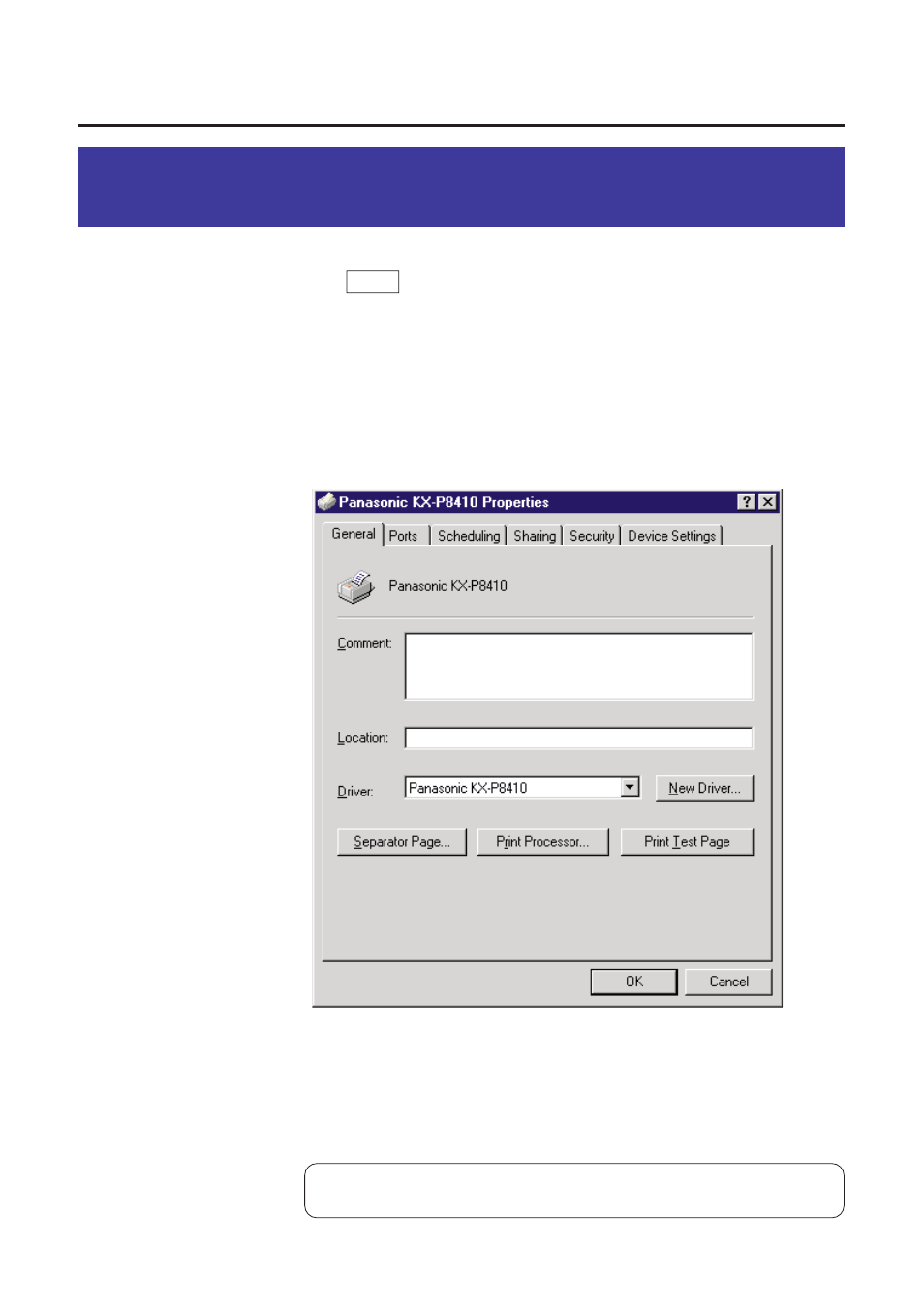 P. 83 to 87), Using the printer | Panasonic KX-P8410 User Manual | Page 83 / 165