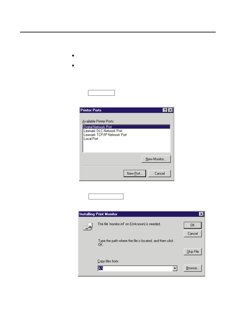 Adds a new port, P. 85 installing the scsi port ), Using the printer | Panasonic KX-P8410 User Manual | Page 85 / 165