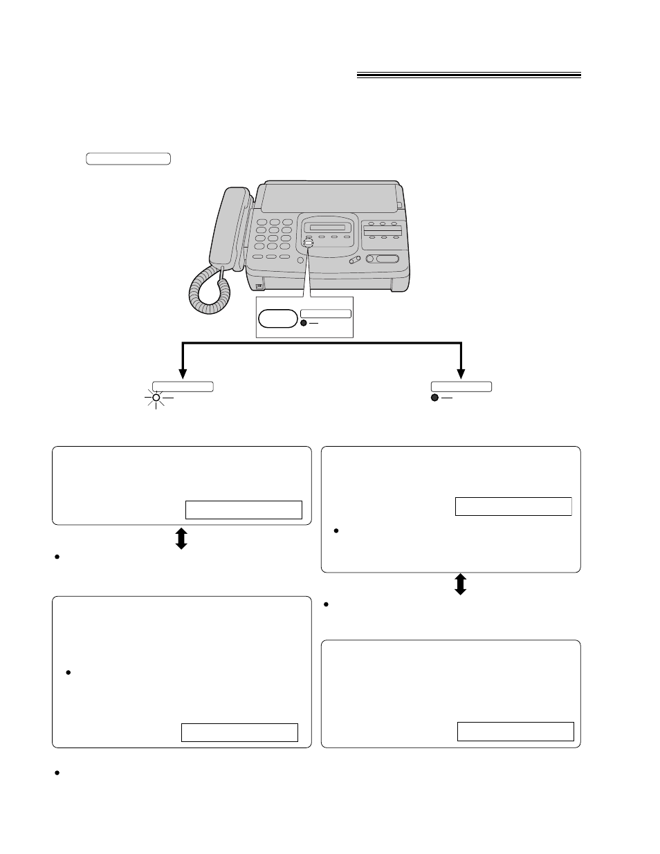 Selecting the receive mode | Panasonic KX-F580 User Manual | Page 14 / 64
