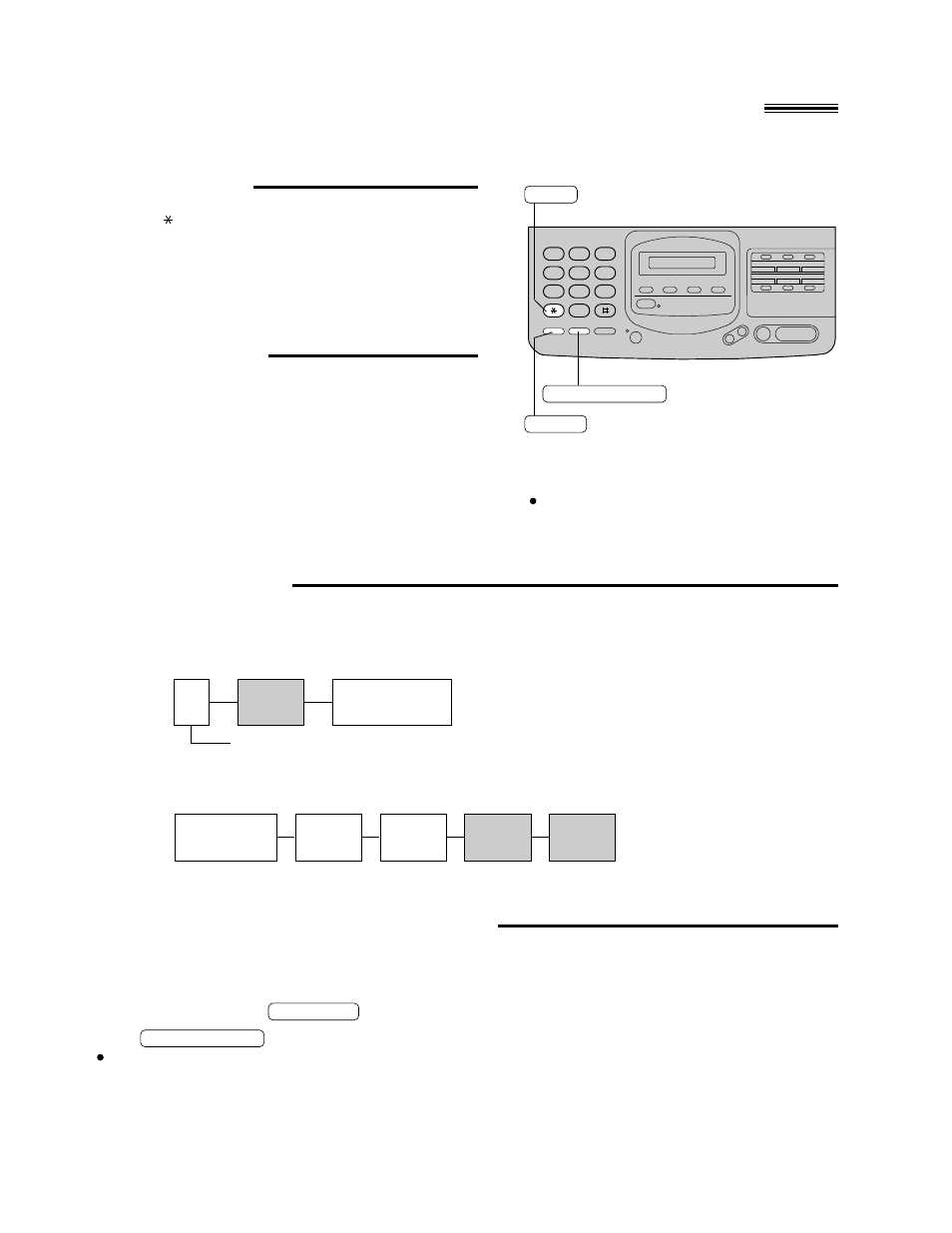 Tone, flash and redial/pause buttons, Tone button, Entering pauses | Flash button, Redialing the last number dialed | Panasonic KX-F580 User Manual | Page 30 / 64