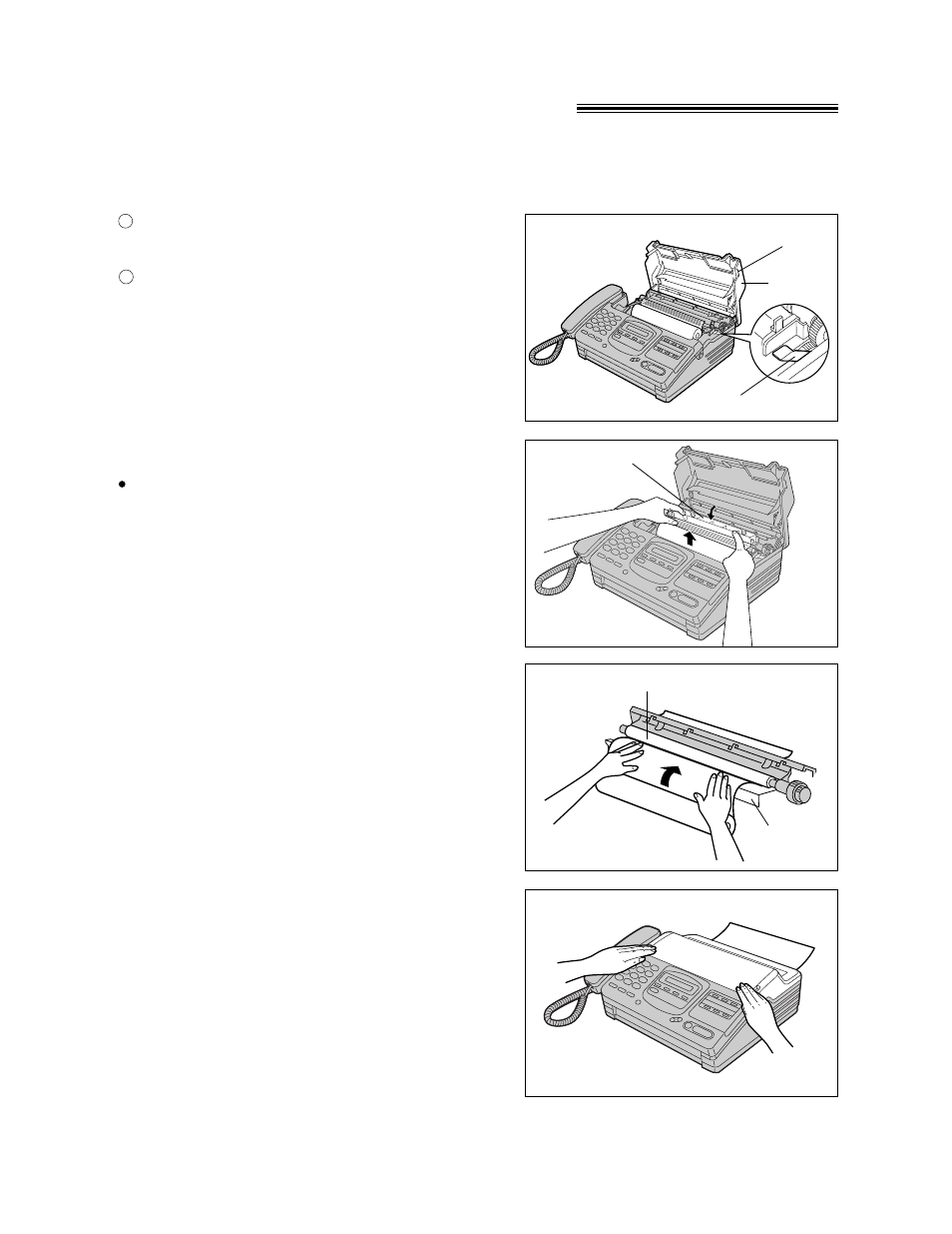 Clearing a recording paper jam | Panasonic KX-F580 User Manual | Page 52 / 64