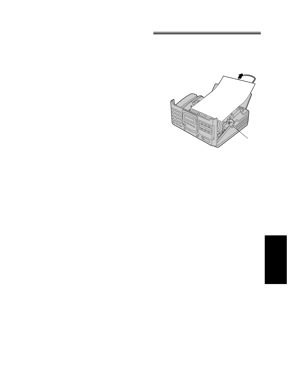 Clearing a document jam | Panasonic KX-F580 User Manual | Page 53 / 64
