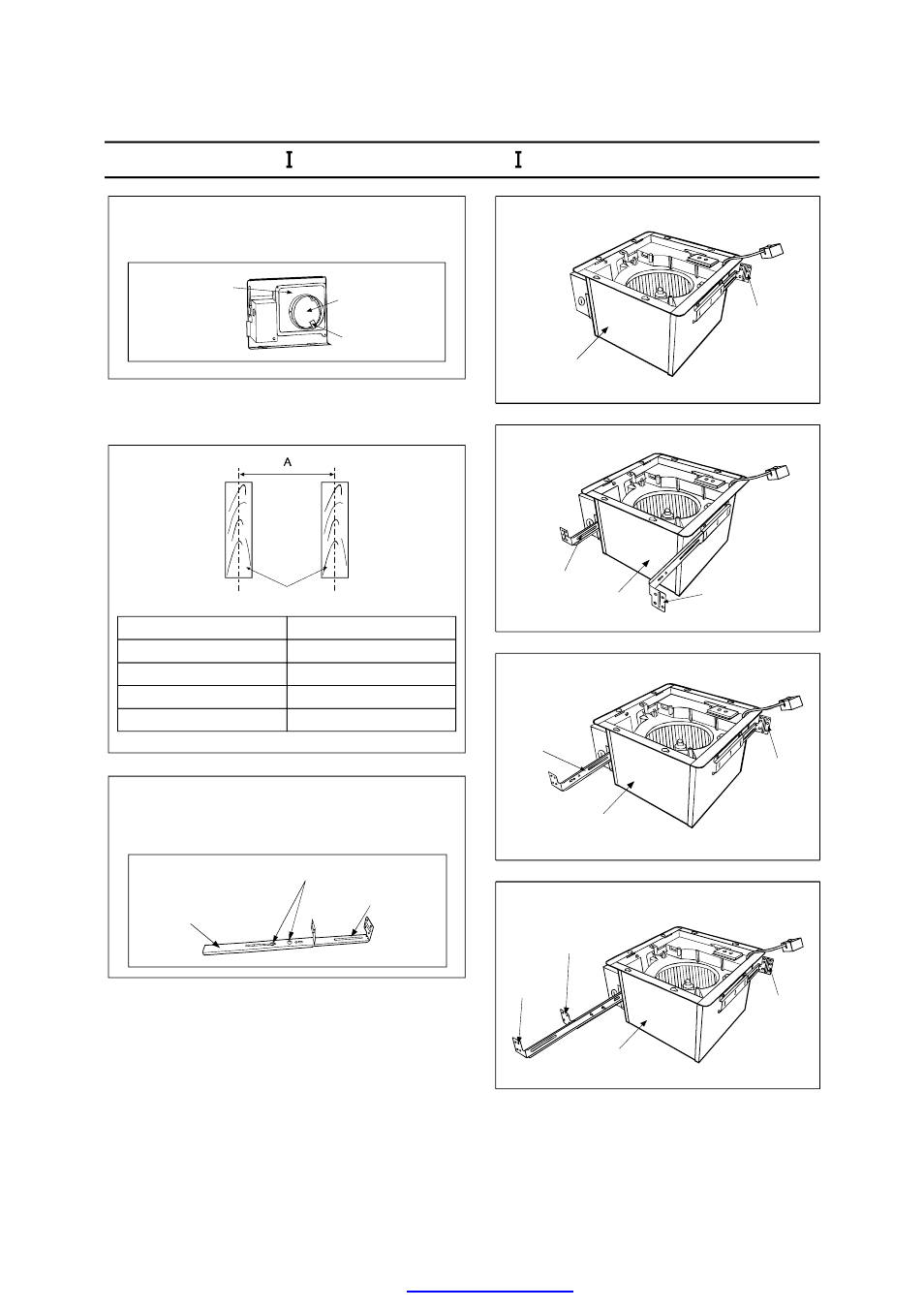 Installation i (joist mounting), Installation (joist mounting- ) | Panasonic FV-08VKML2 User Manual | Page 8 / 16