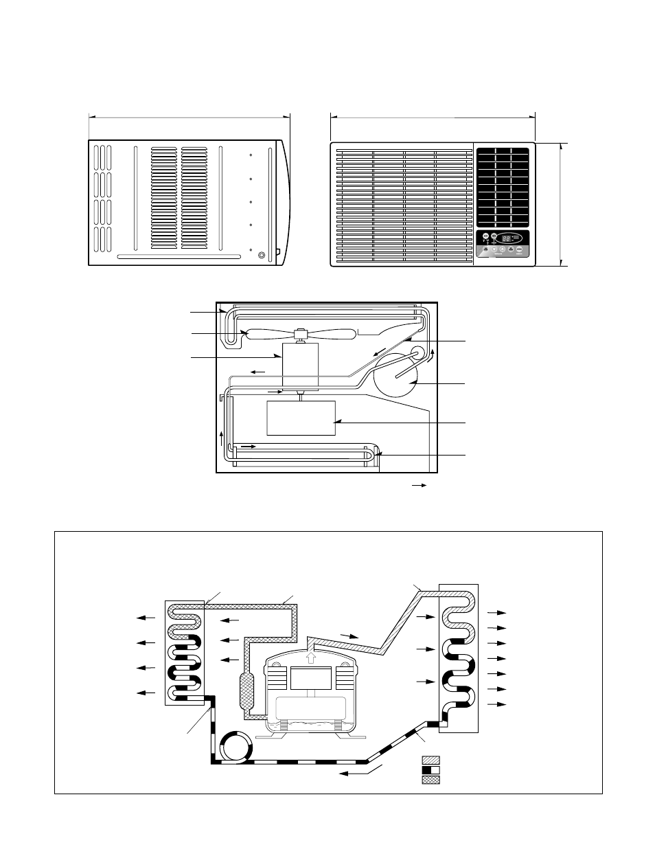 Troubleshooting guide, 1 outside dimensions, 2 piping system | Panasonic CW-XC244HU User Manual | Page 18 / 37