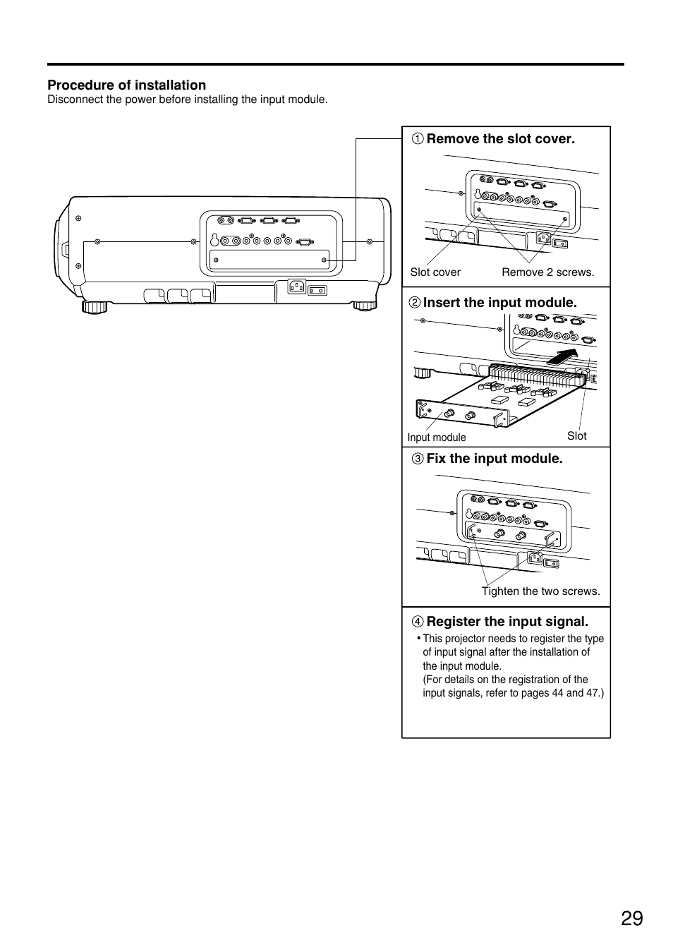 Panasonic PT-D7600U User Manual | Page 29 / 112