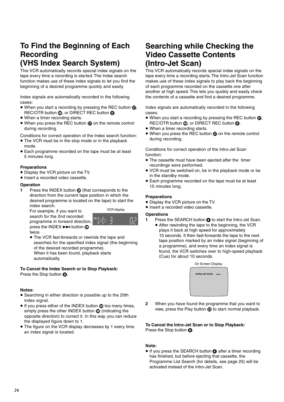 Panasonic NV-SJ400A User Manual | Page 26 / 34