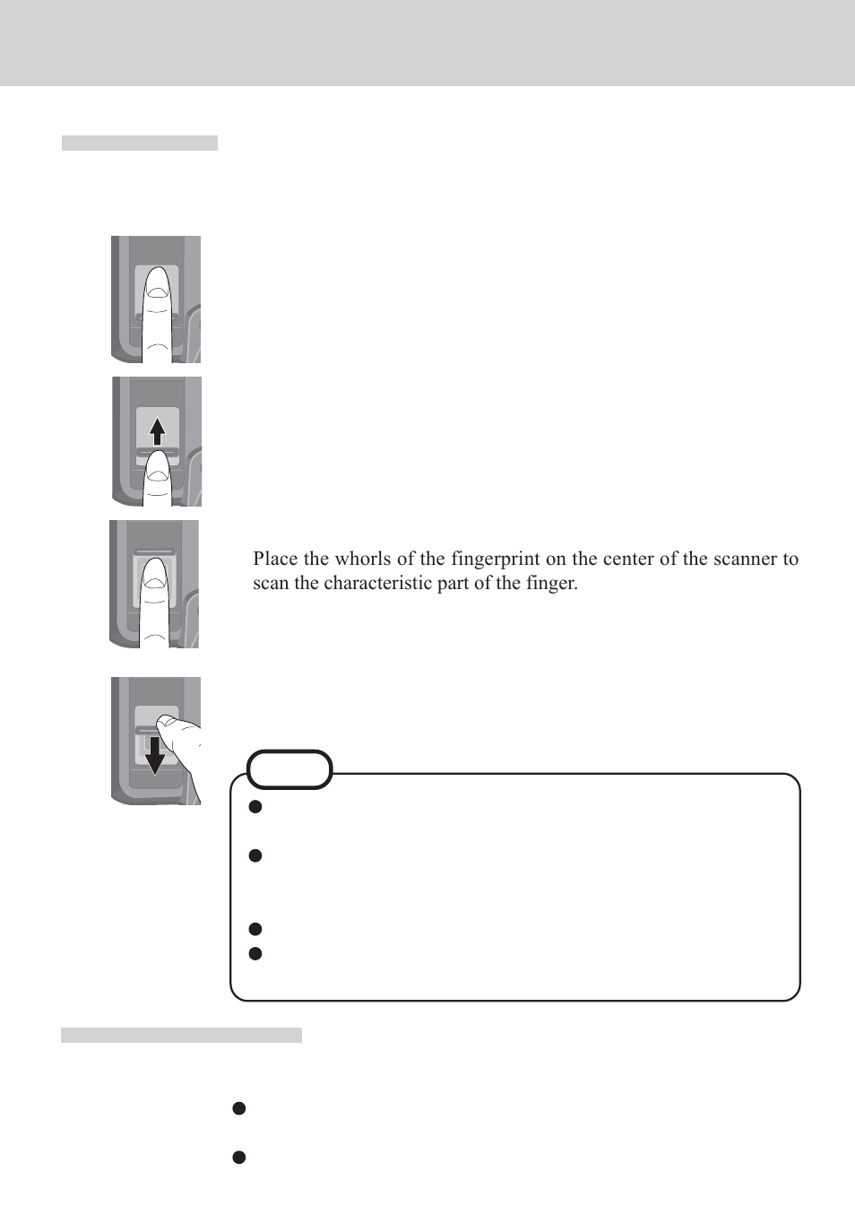 Fingerprint scanner | Panasonic CF-VDW07CRFM User Manual | Page 30 / 36