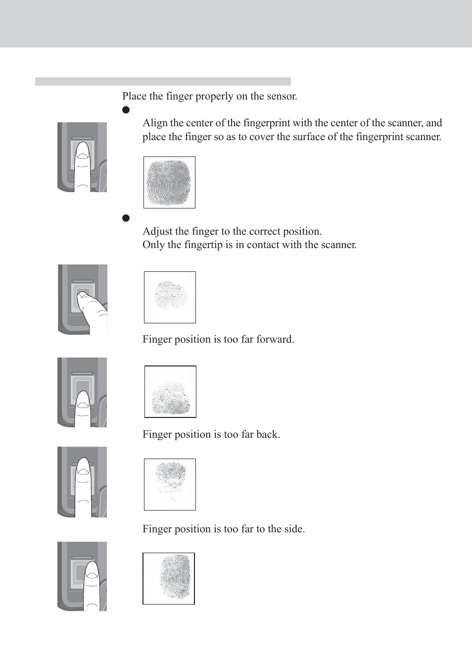 Fingerprint scanner | Panasonic CF-VDW07CRFM User Manual | Page 32 / 36