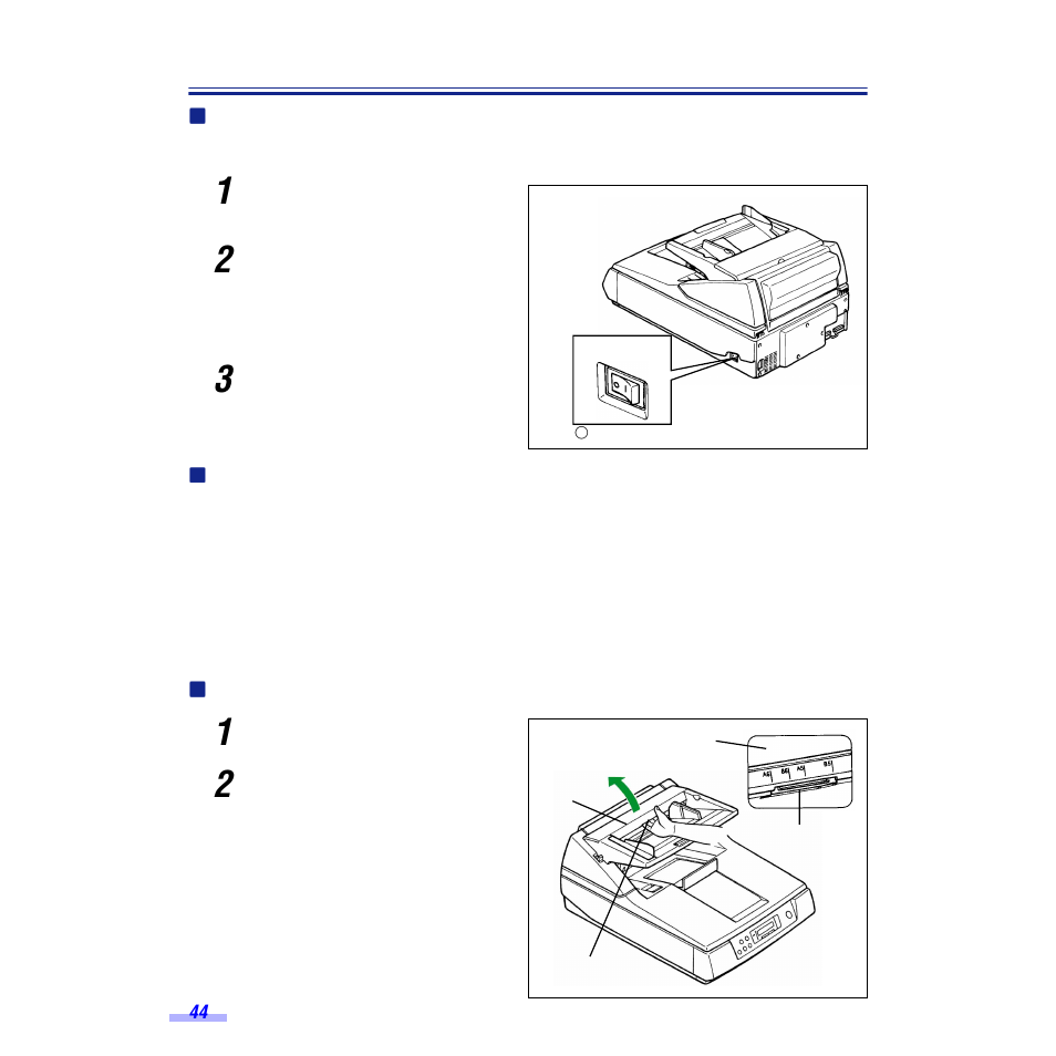 Cleaning the unit, Outside of the scanner, Inside the scanner | Cleaning the rollers | Panasonic KV-S6050W User Manual | Page 44 / 67