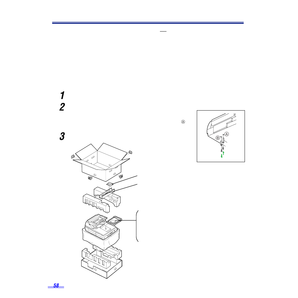 Repacking instructions | Panasonic KV-S6050W User Manual | Page 58 / 67