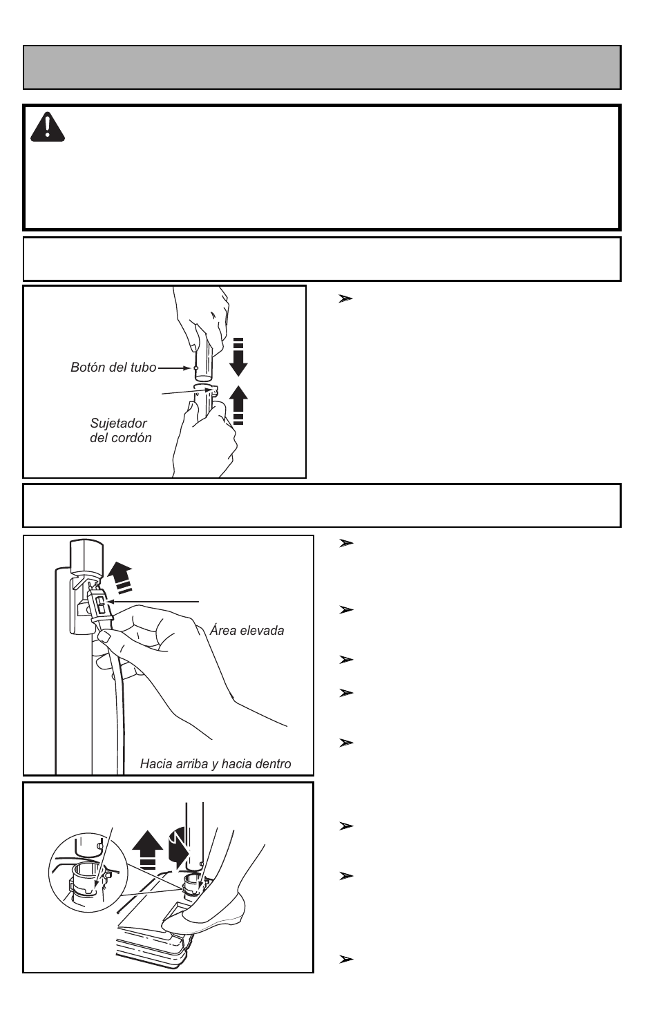 Assembly instructions, Warning, Wands | Power nozzle | Panasonic MC-CG901 User Manual | Page 14 / 60