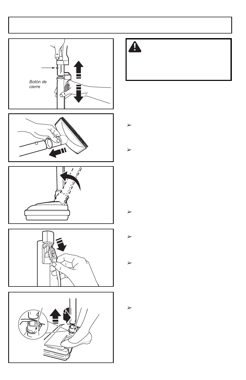 Caution, Attachments | Panasonic MC-CG901 User Manual | Page 28 / 60