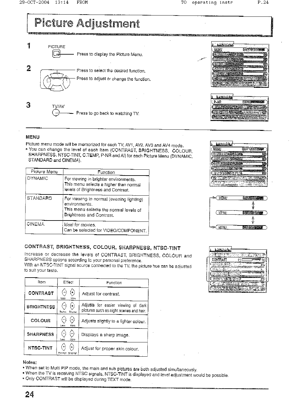 Panasonic TX-56P800H User Manual | Page 24 / 36