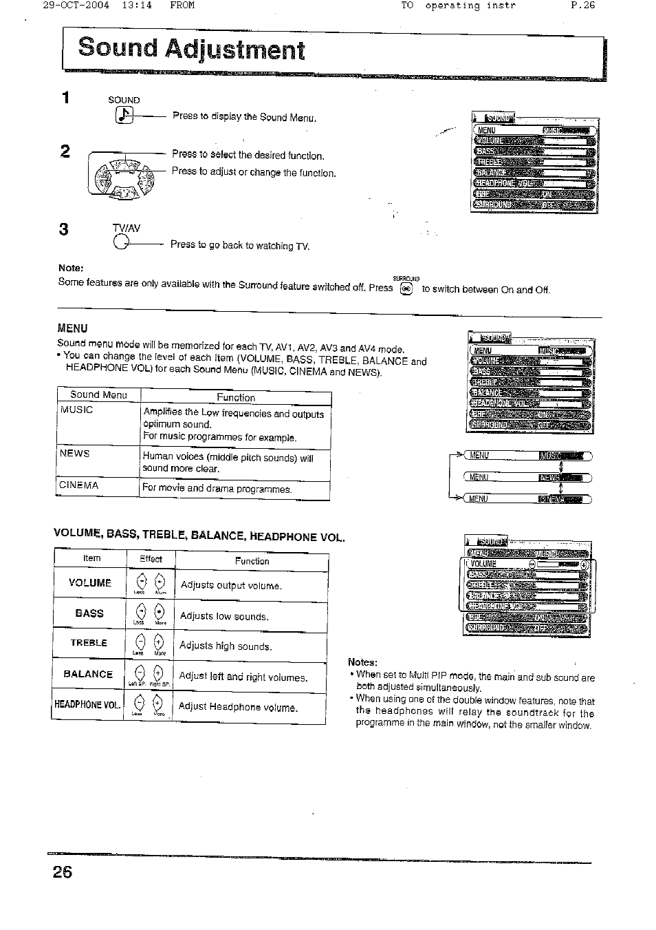 Panasonic TX-56P800H User Manual | Page 26 / 36