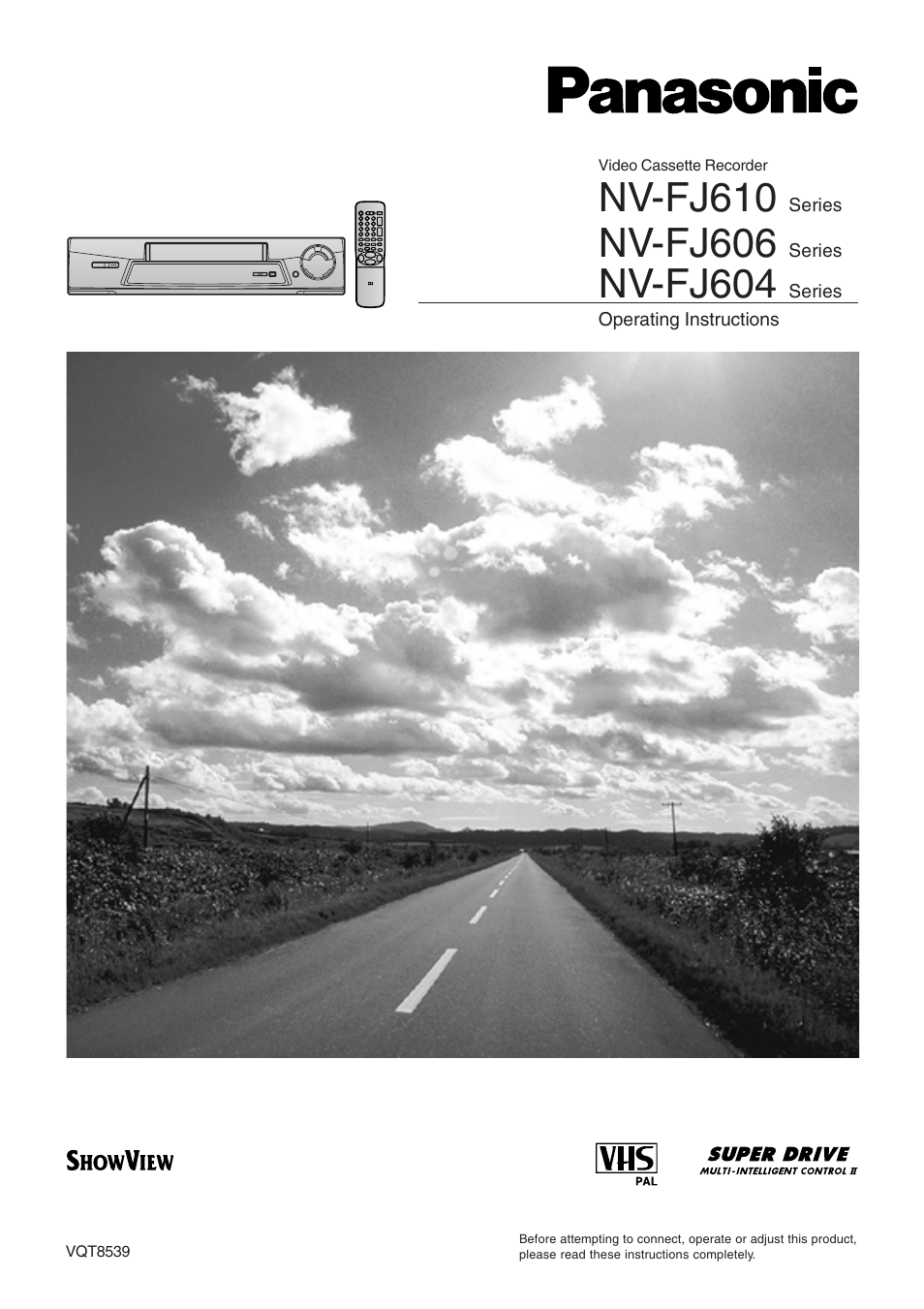 Panasonic NV-FJ610 User Manual | 34 pages