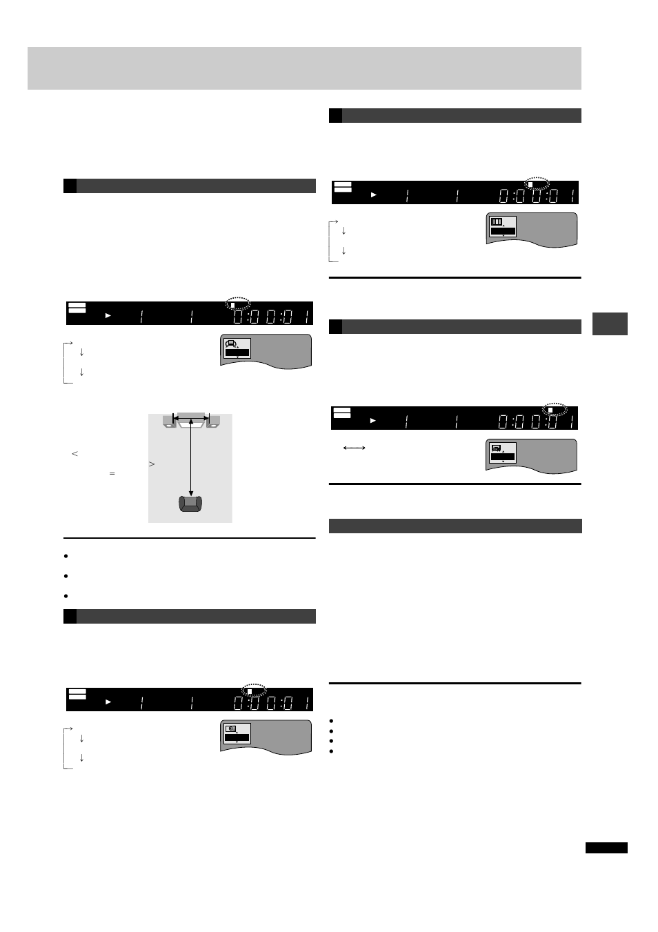 Press [ [a] a.srd, Press [ [b] bass, Press [ [c] cinema | Press [ [d] d.enh, Aadvanced surround b bass plus | Panasonic DVD-RV22 User Manual | Page 13 / 25