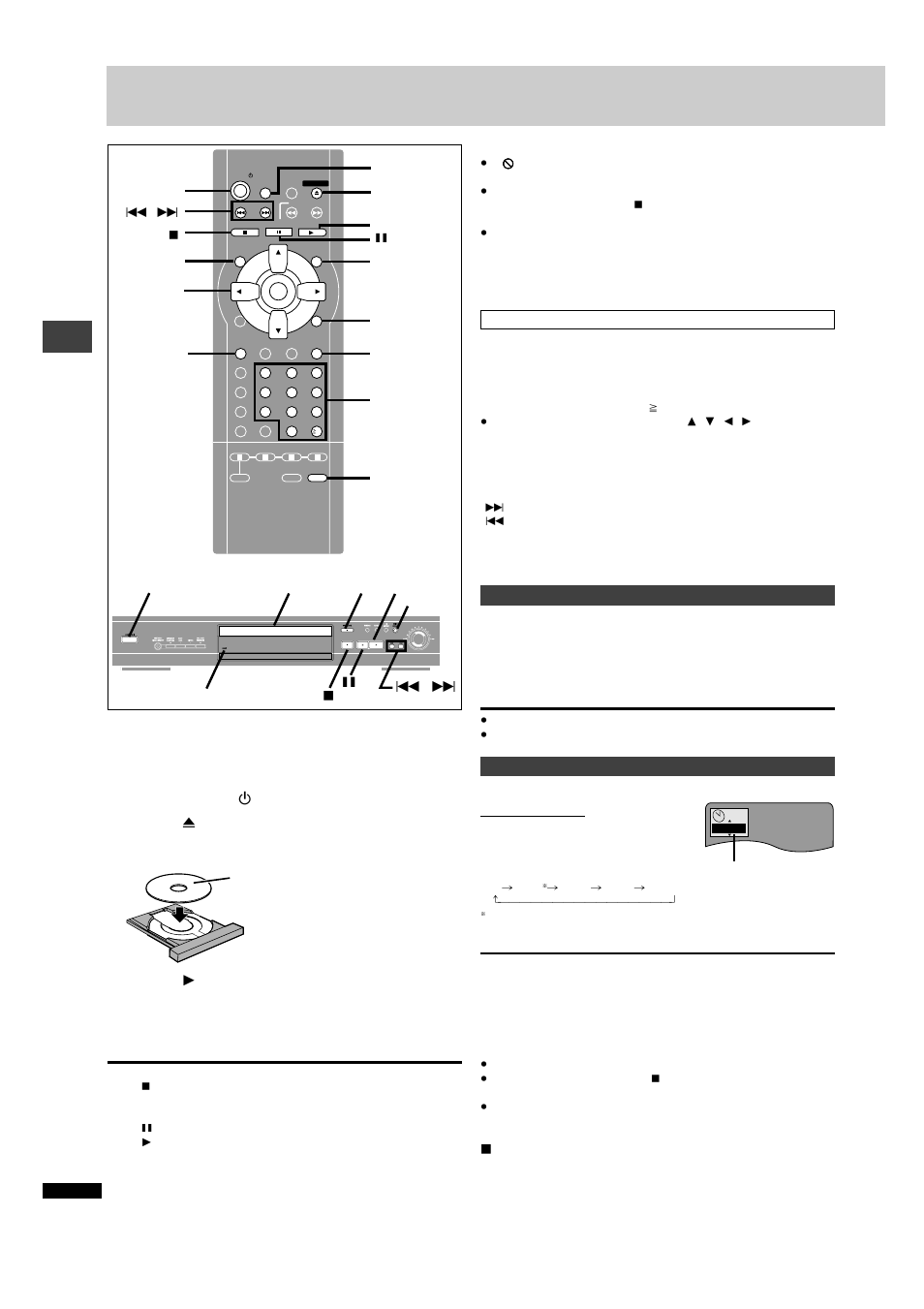 Basic play | Panasonic DVD-RV22 User Manual | Page 8 / 25