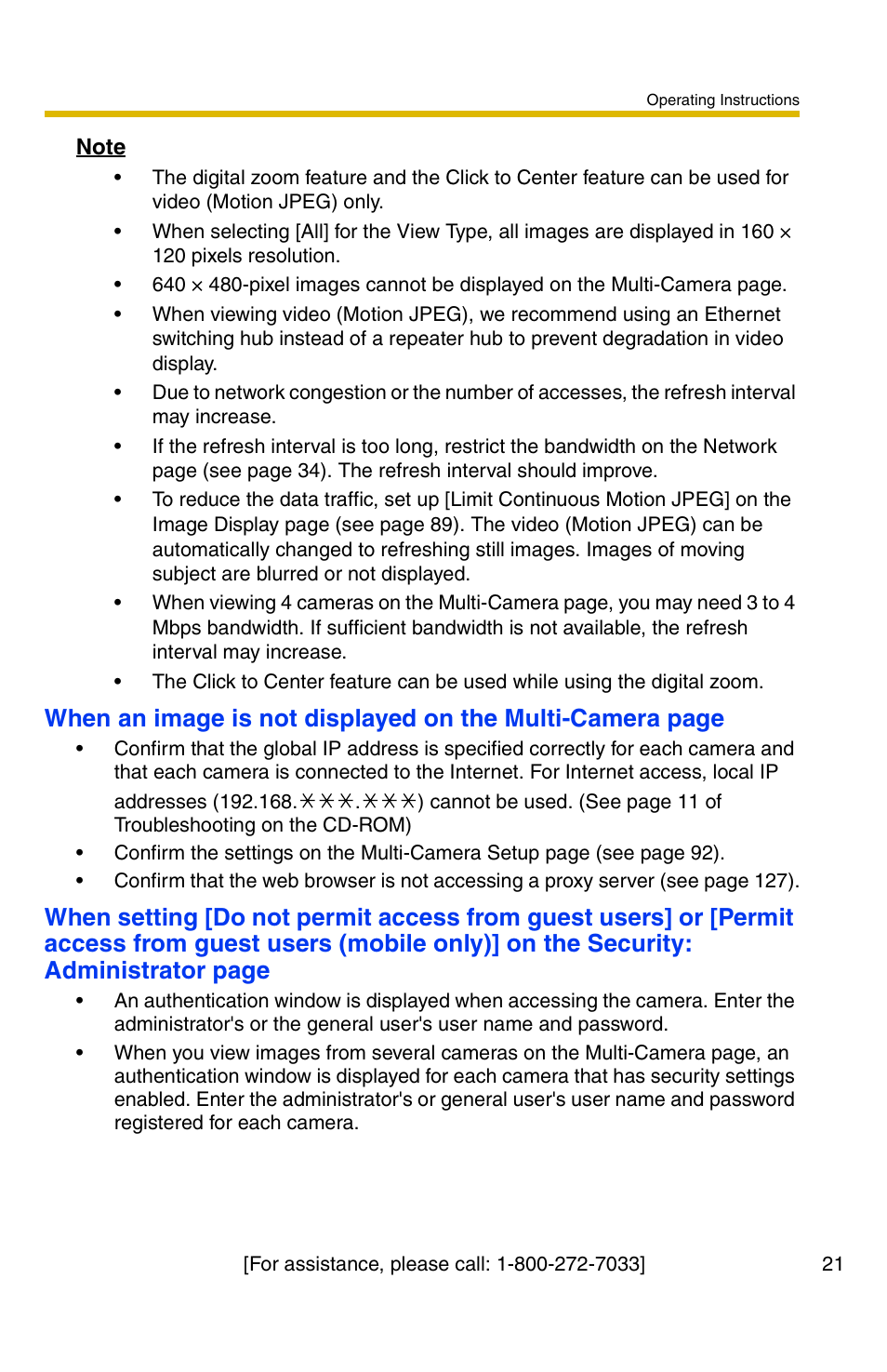 Panasonic BL-C1A User Manual | Page 21 / 141