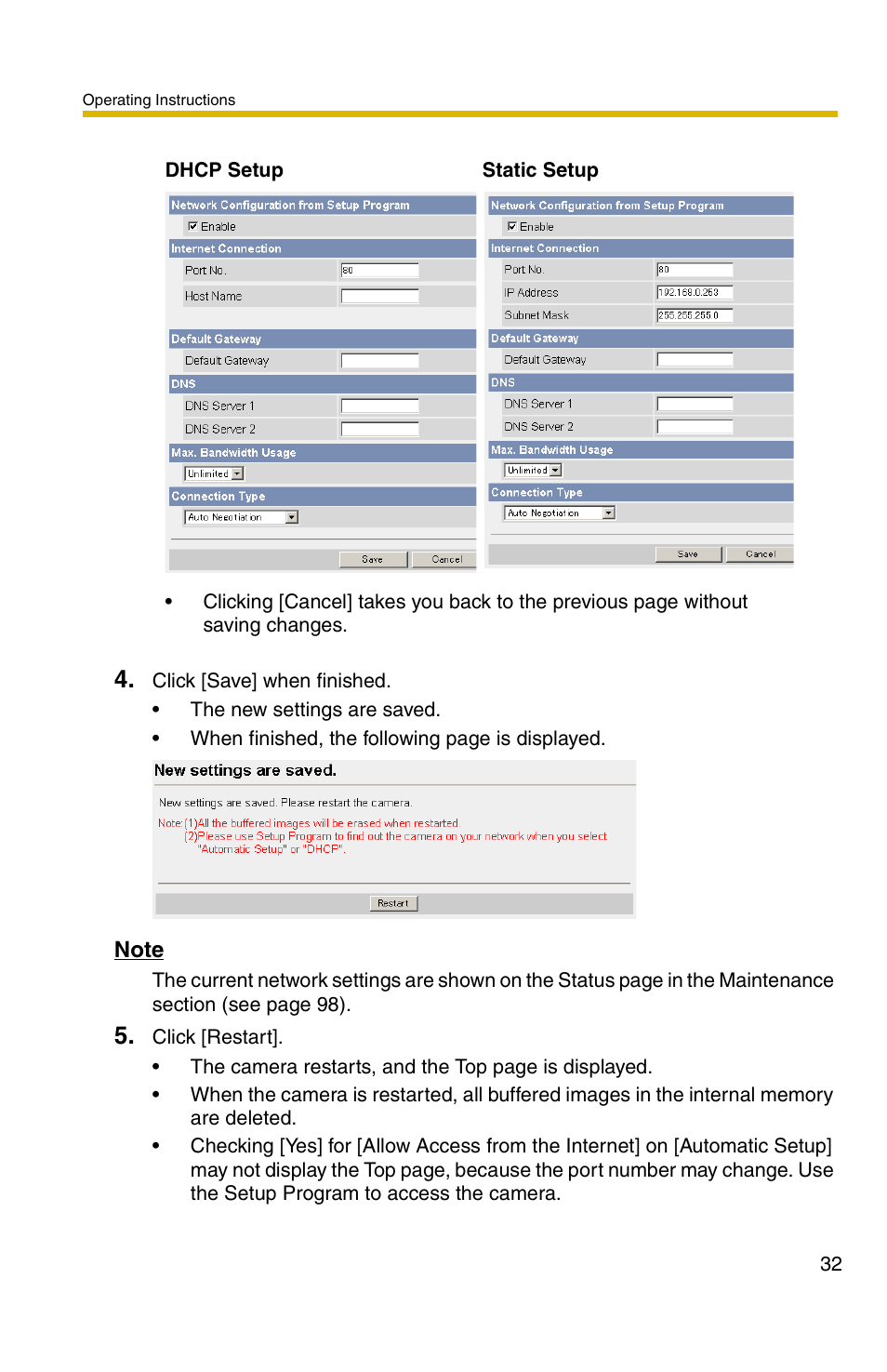 Panasonic BL-C1A User Manual | Page 32 / 141