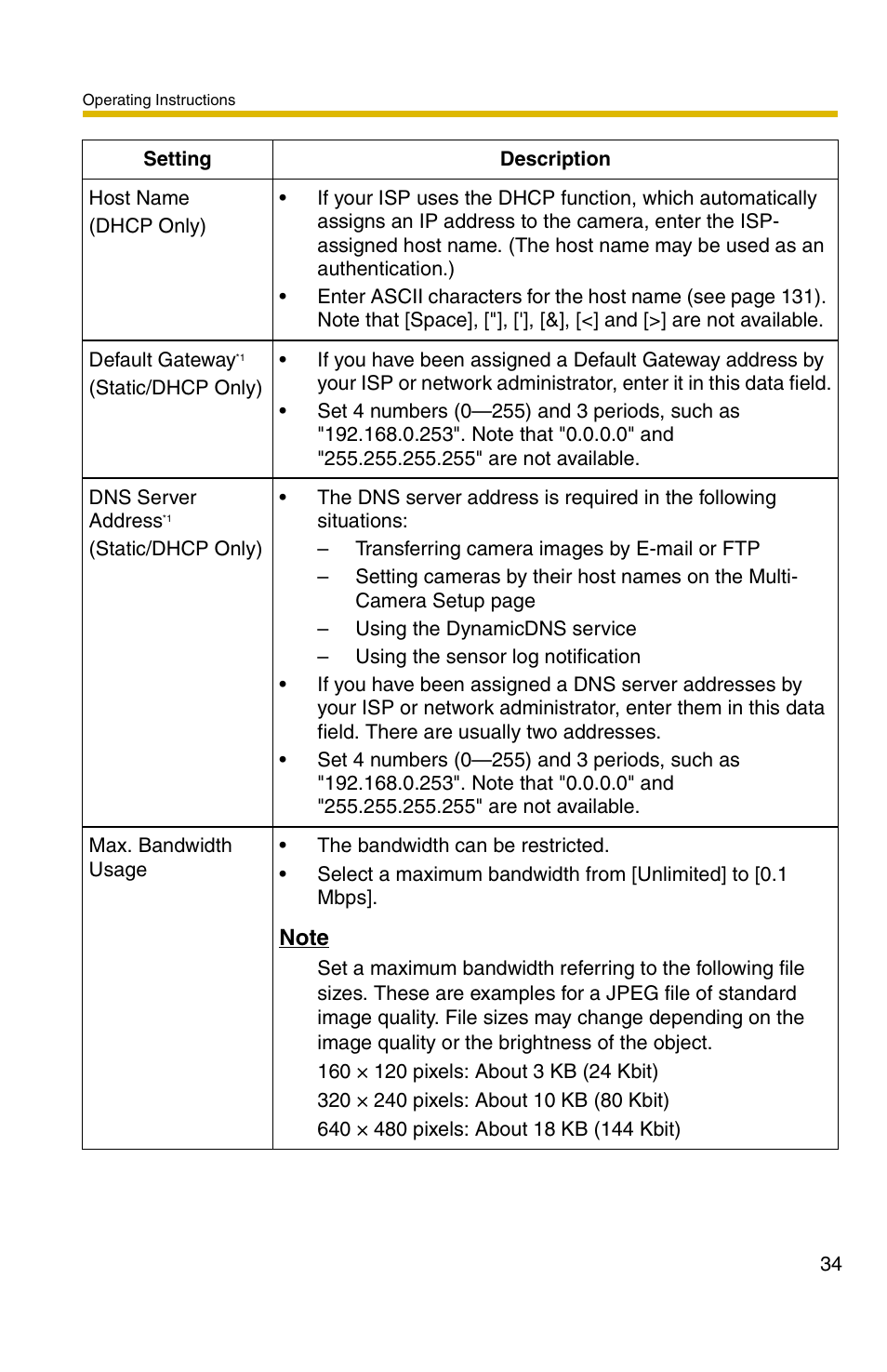 34). th | Panasonic BL-C1A User Manual | Page 34 / 141