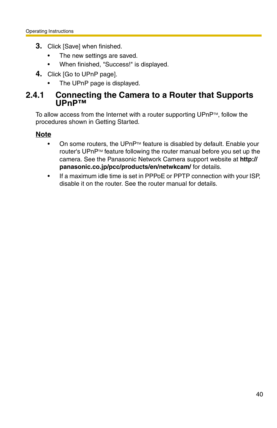 Panasonic BL-C1A User Manual | Page 40 / 141