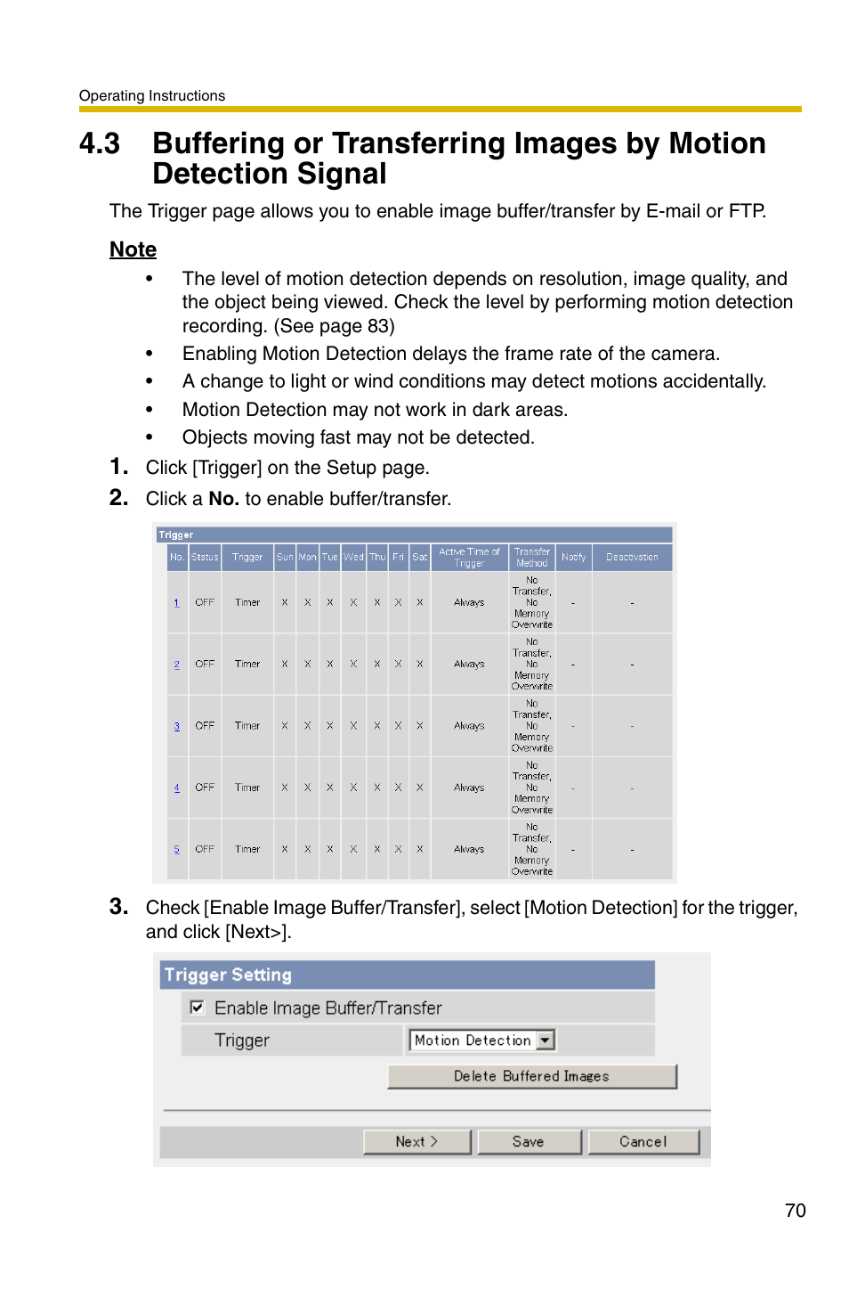 Ge 70, E 70 | Panasonic BL-C1A User Manual | Page 70 / 141