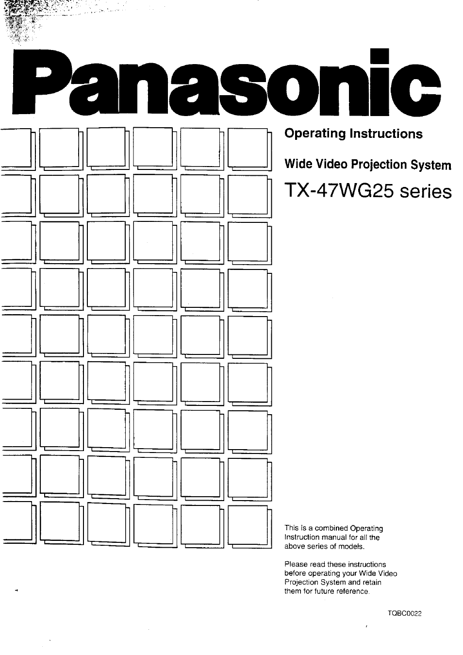 Panasonic TX-47WG25 User Manual | 60 pages