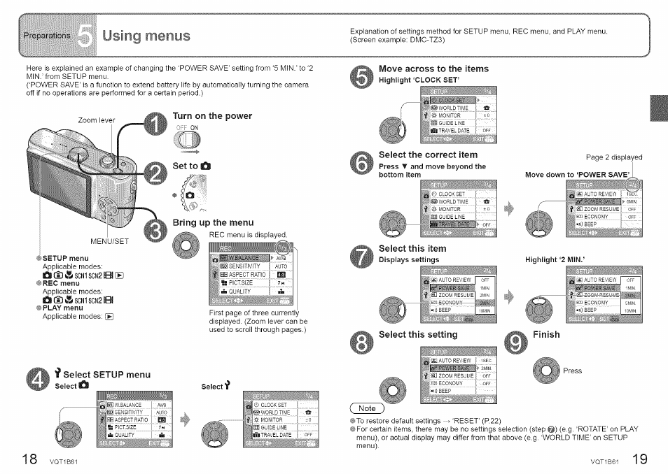 Panasonic DMC-TZ2 User Manual | Page 10 / 54
