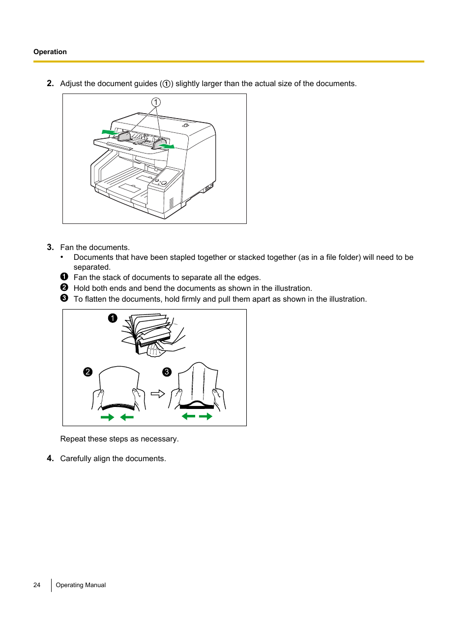 Panasonic KV-S5055C User Manual | Page 24 / 91