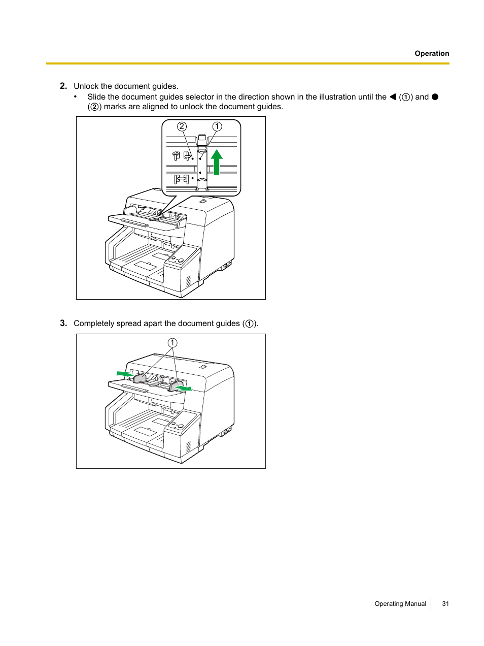 Panasonic KV-S5055C User Manual | Page 31 / 91