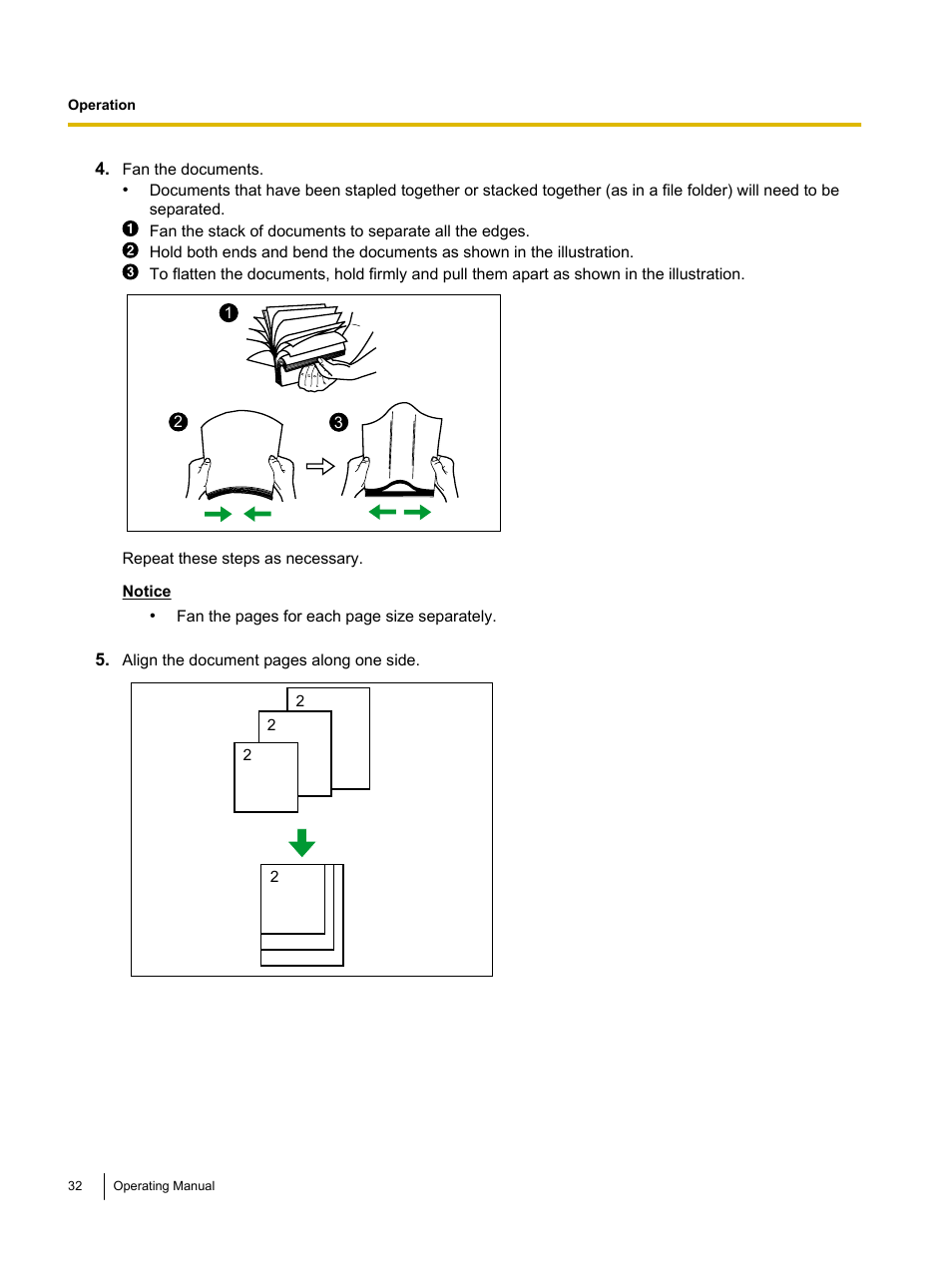 Panasonic KV-S5055C User Manual | Page 32 / 91