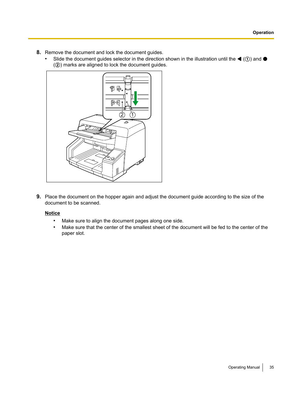 Panasonic KV-S5055C User Manual | Page 35 / 91