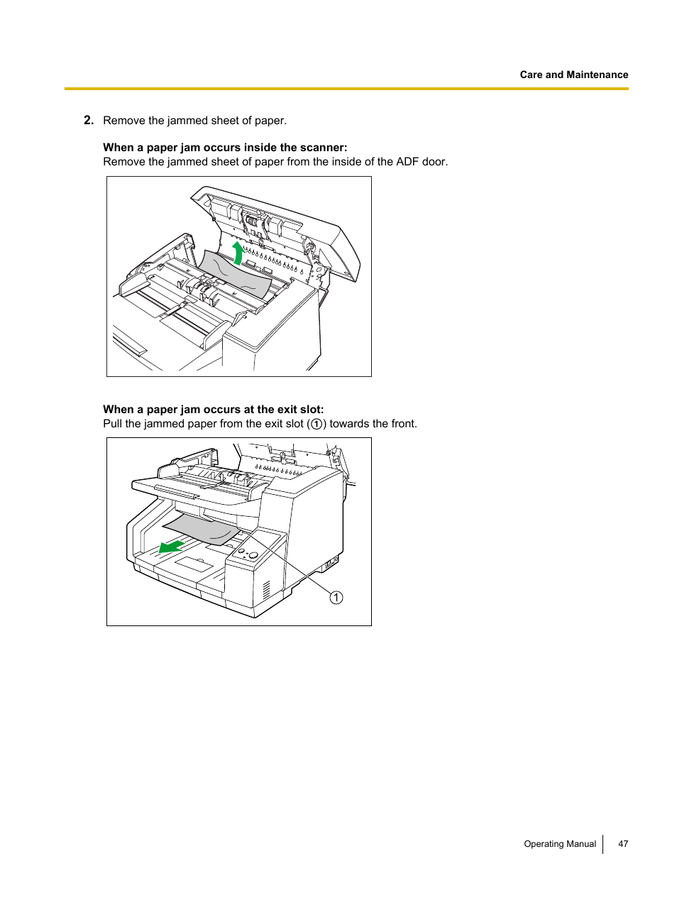 Panasonic KV-S5055C User Manual | Page 47 / 91