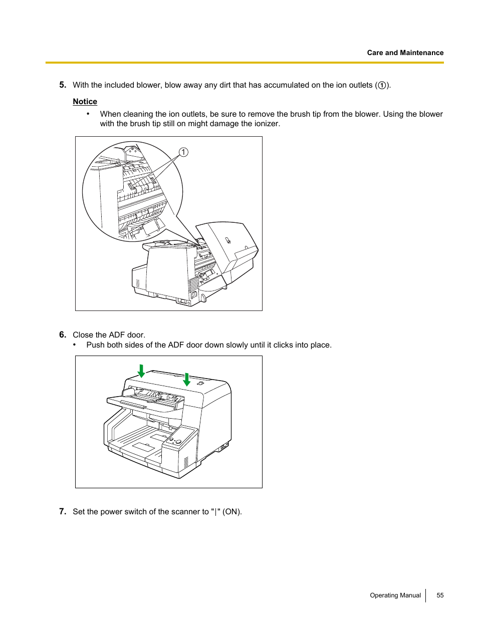 Panasonic KV-S5055C User Manual | Page 55 / 91