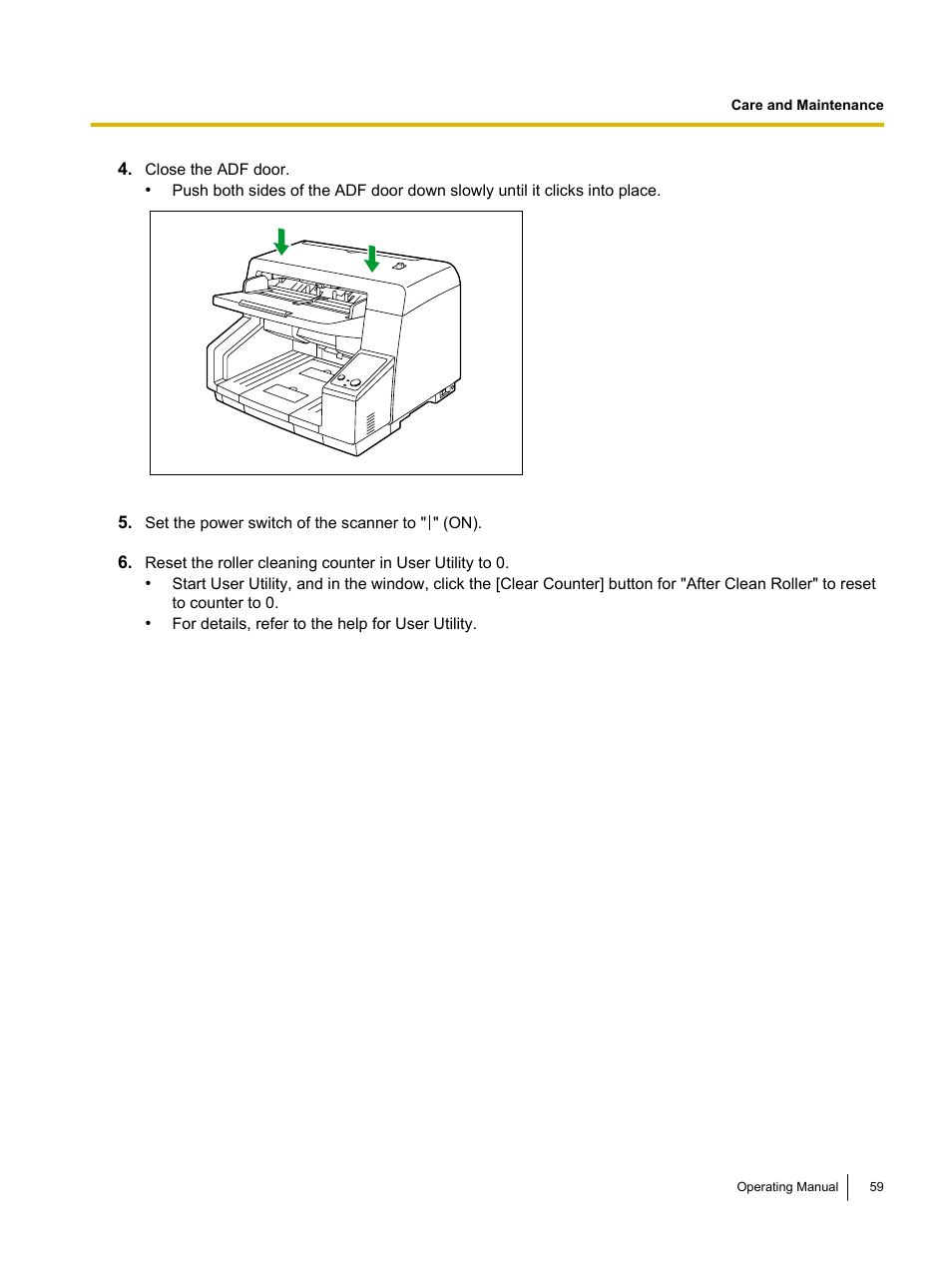 Panasonic KV-S5055C User Manual | Page 59 / 91