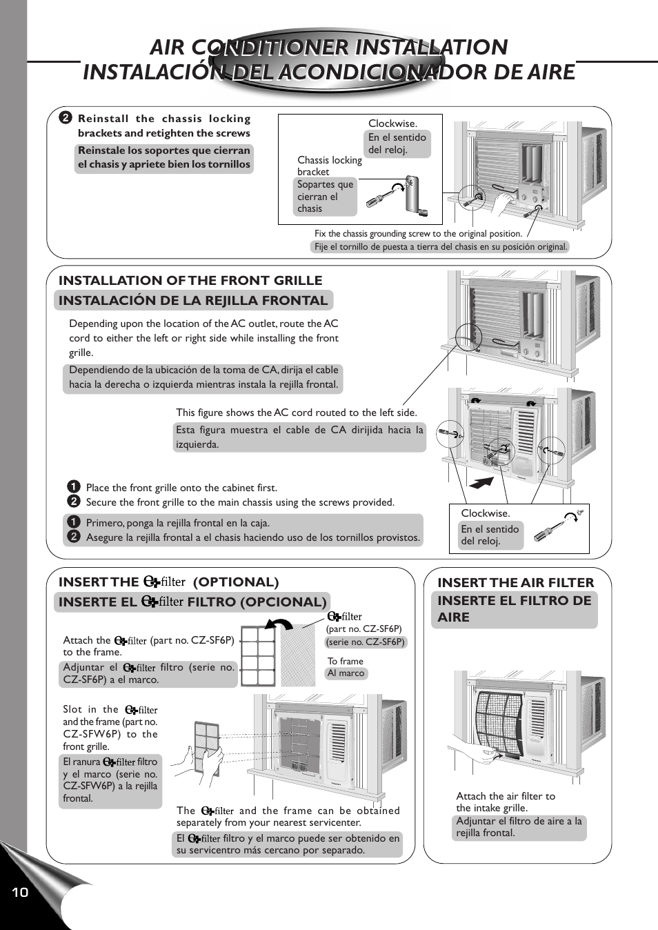 Panasonic CW-C100AU User Manual | Page 12 / 24