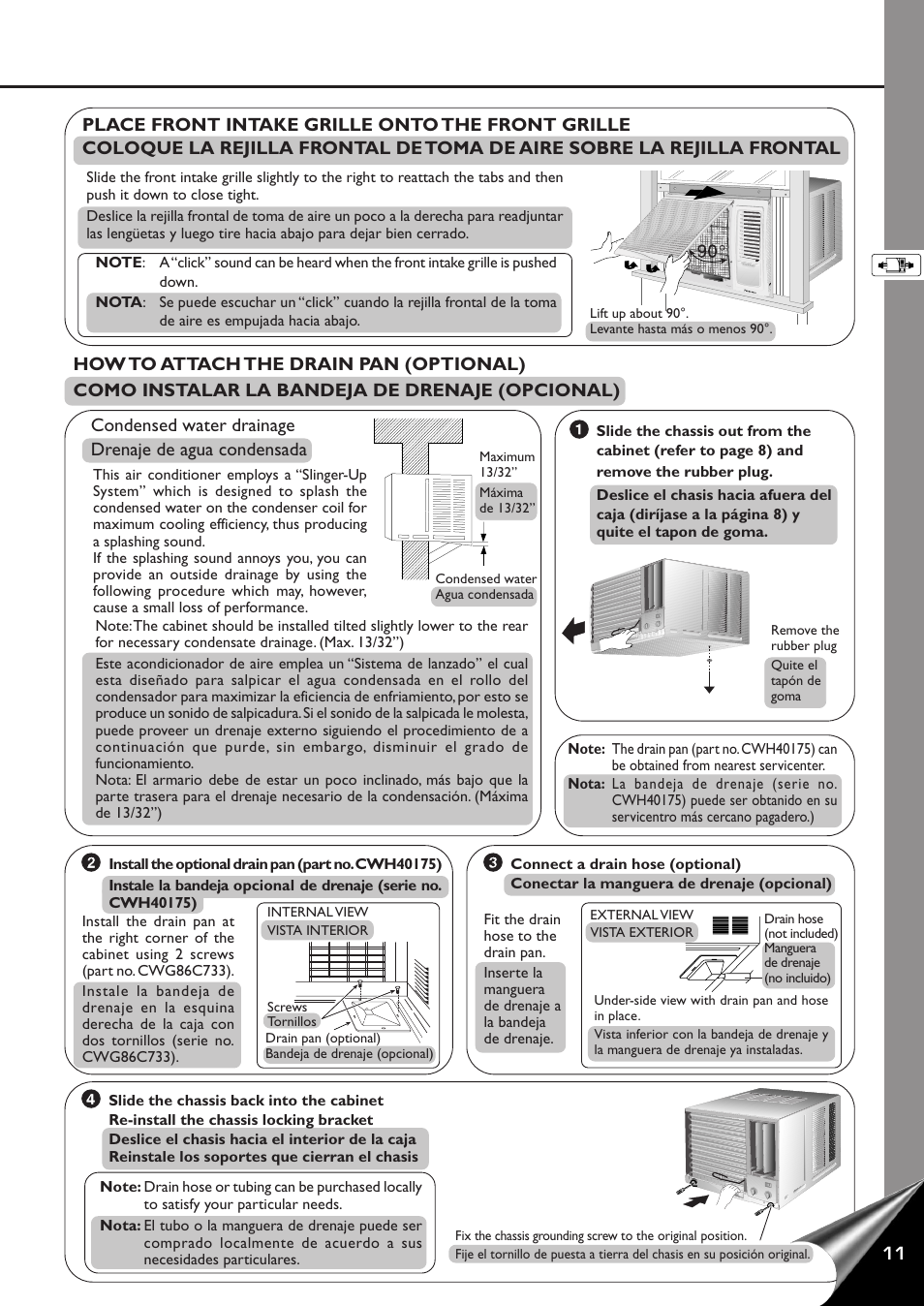 Panasonic CW-C100AU User Manual | Page 13 / 24