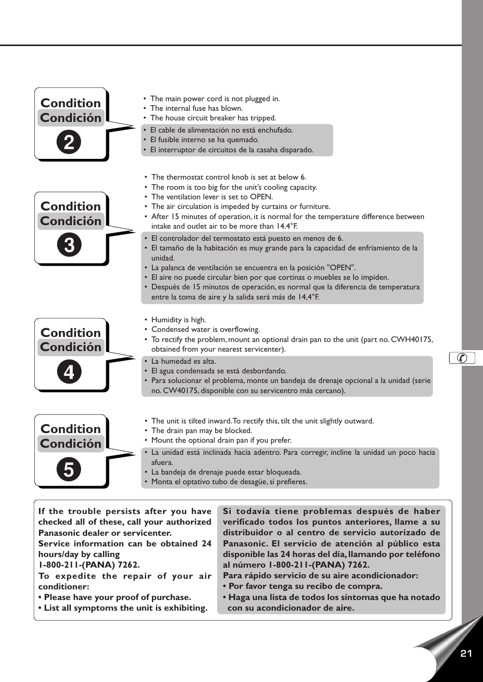 Panasonic CW-C100AU User Manual | Page 23 / 24