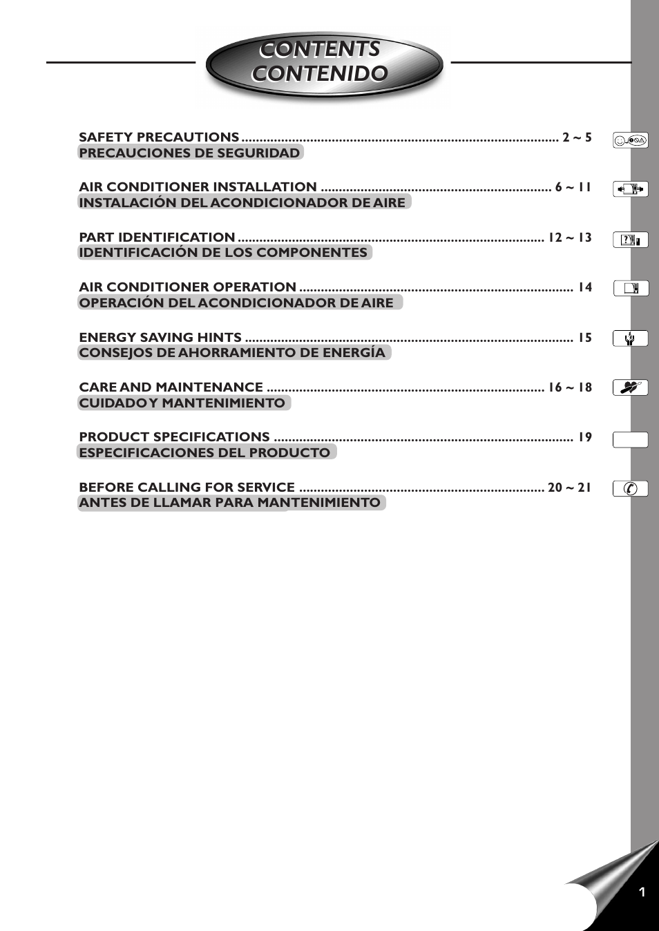 Panasonic CW-C100AU User Manual | Page 3 / 24