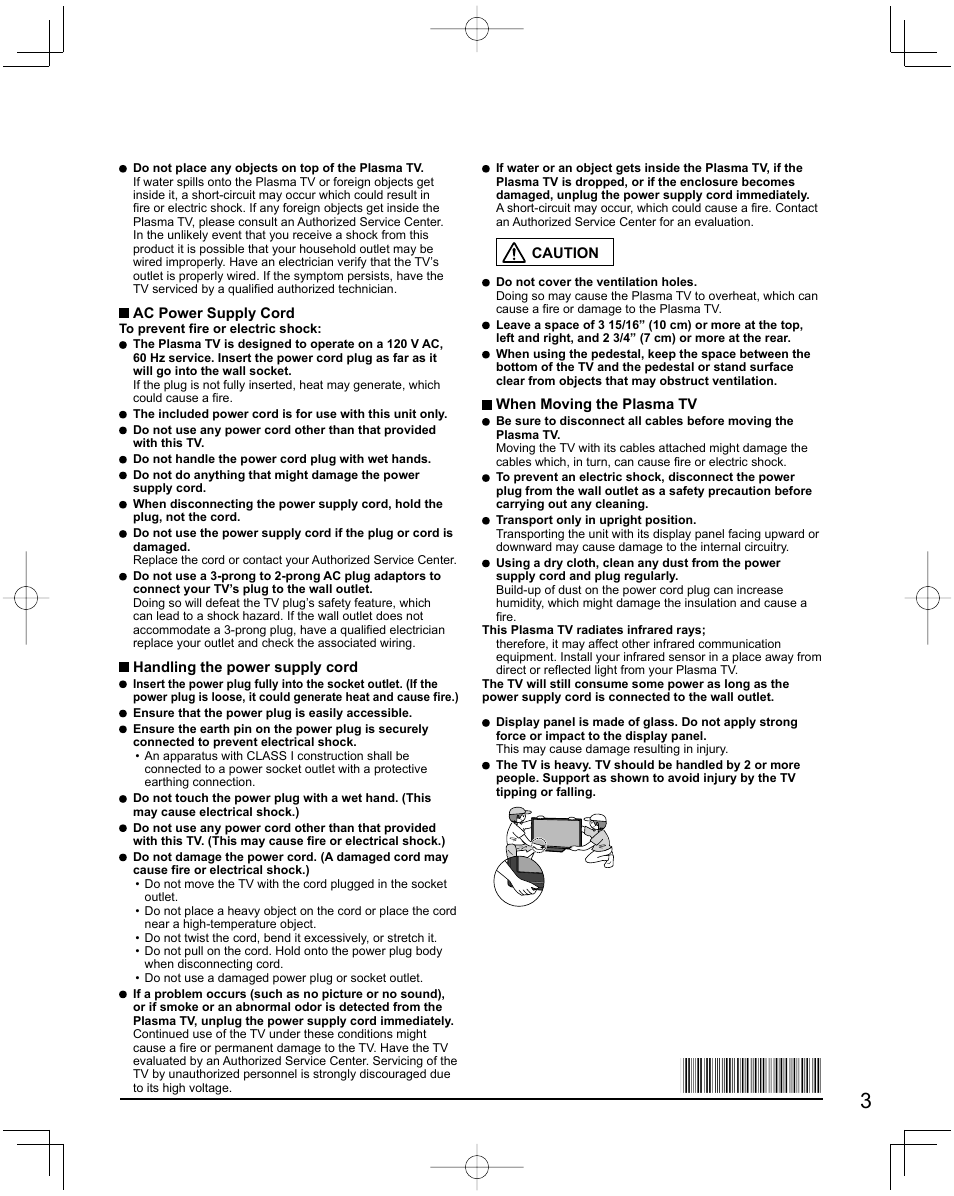 Panasonic Viera X24 User Manual | Page 3 / 24