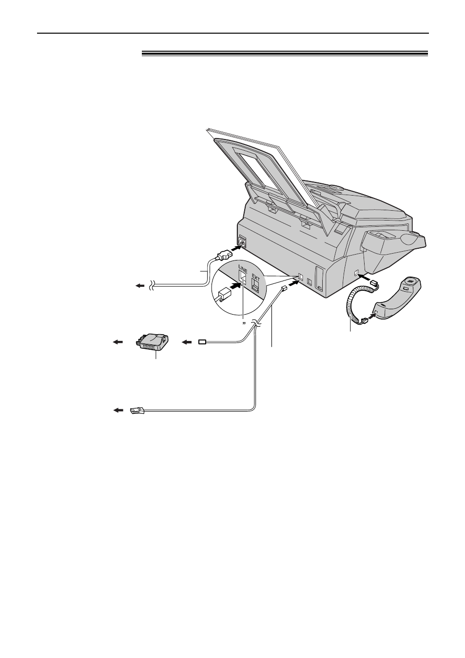 Setup, Connections | Panasonic KX-FL501NZ User Manual | Page 18 / 84