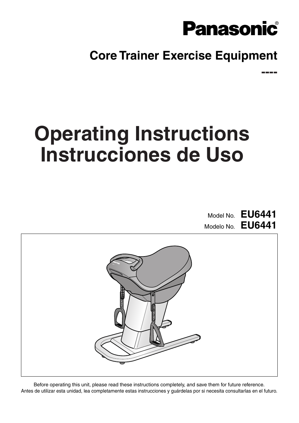 Panasonic EU6441 User Manual | 37 pages