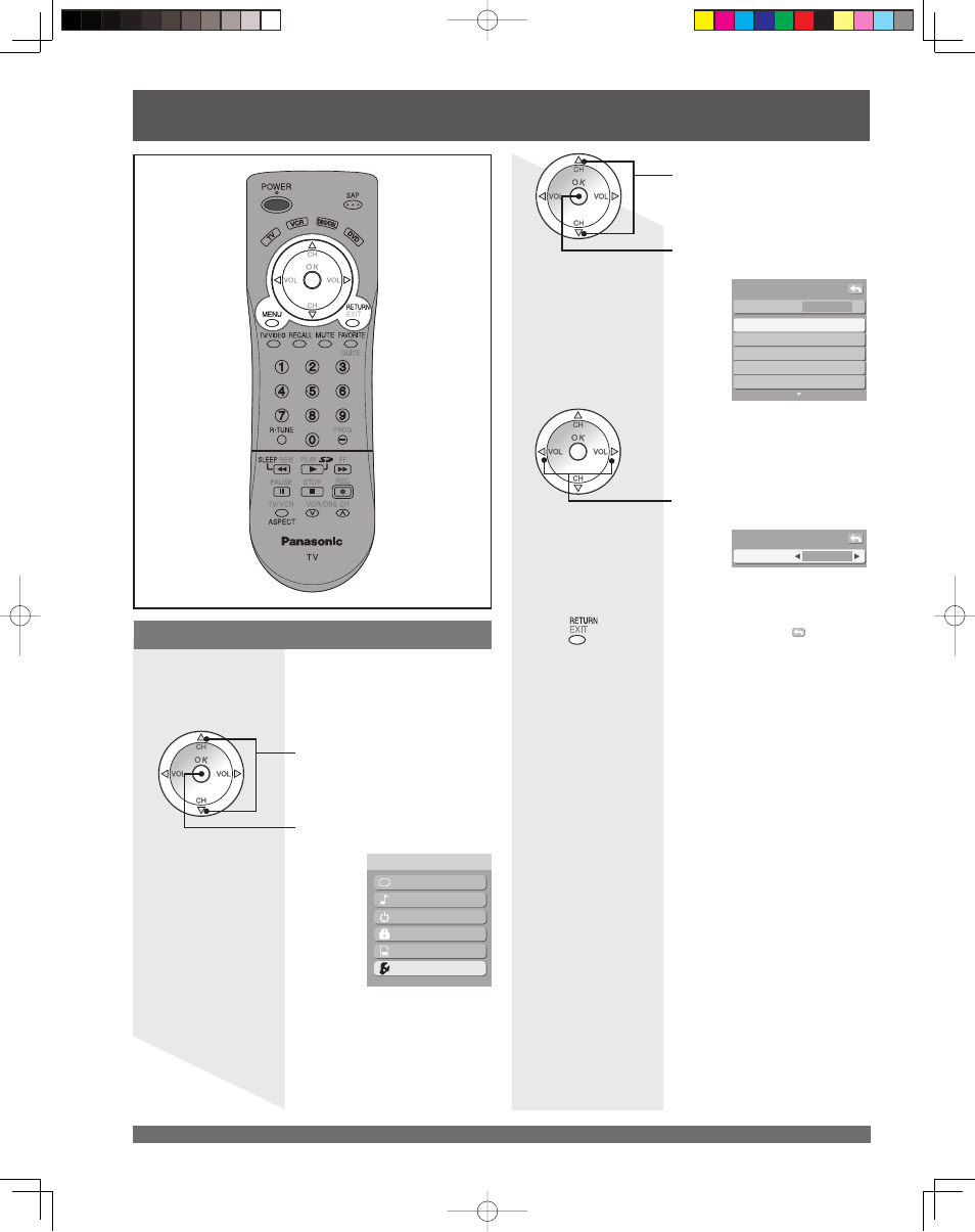 Tuning channels, Switching languages for display | Panasonic LSQT1060 C User Manual | Page 28 / 80