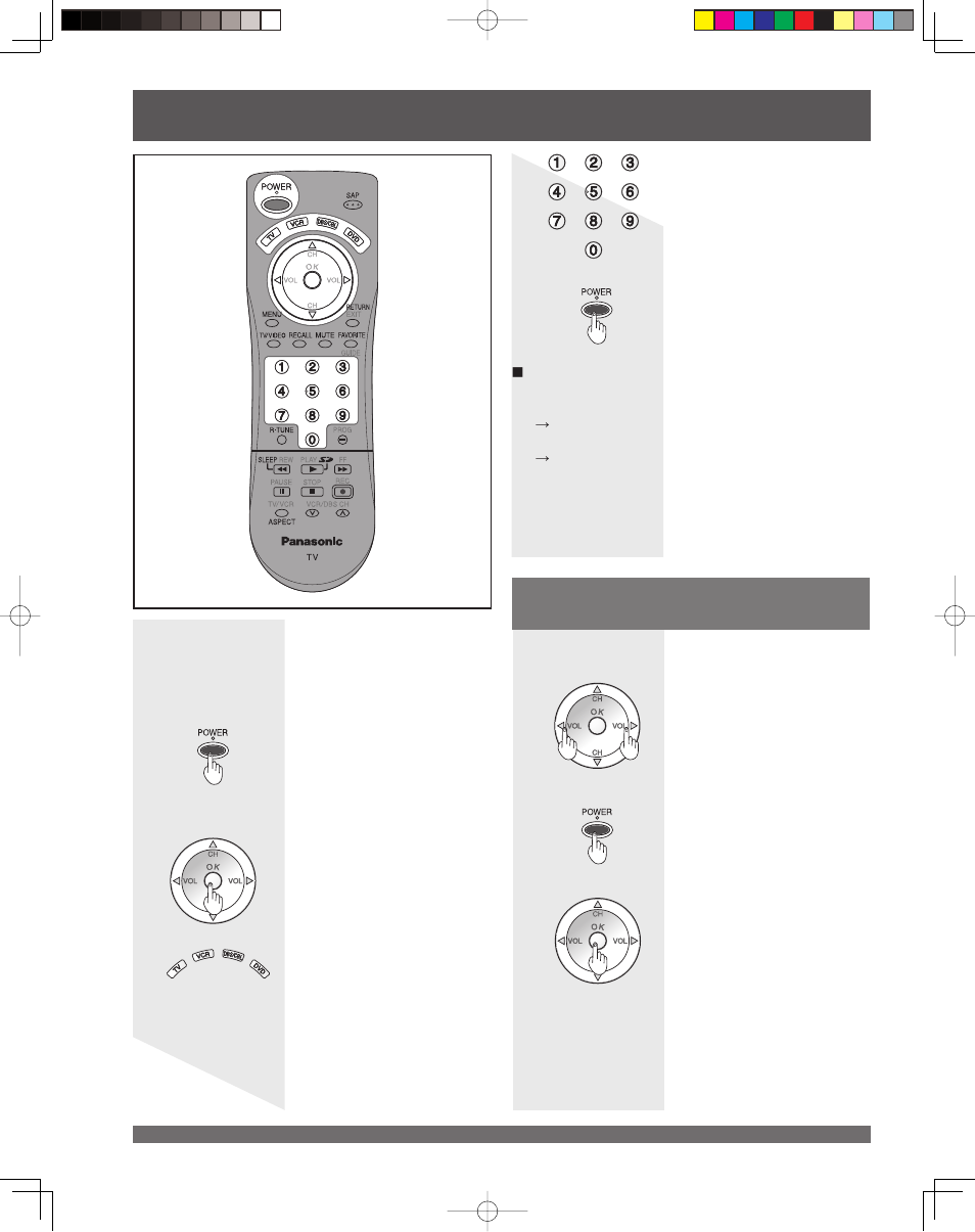 Operating peripheral equipment, Operating peripheral equipment 1 | Panasonic LSQT1060 C User Manual | Page 58 / 80